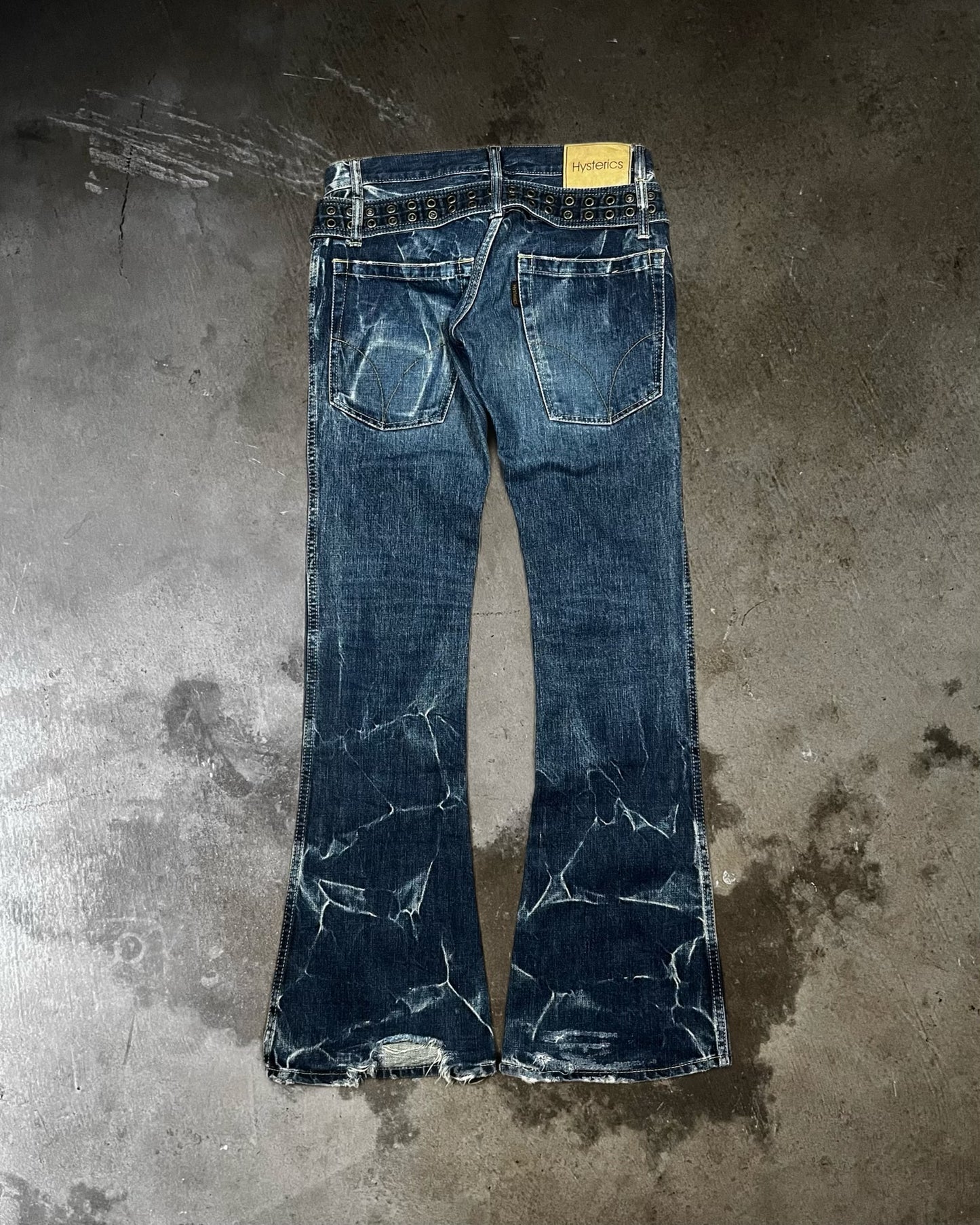 Hysteric Glamour Waist Belt Flared Jeans