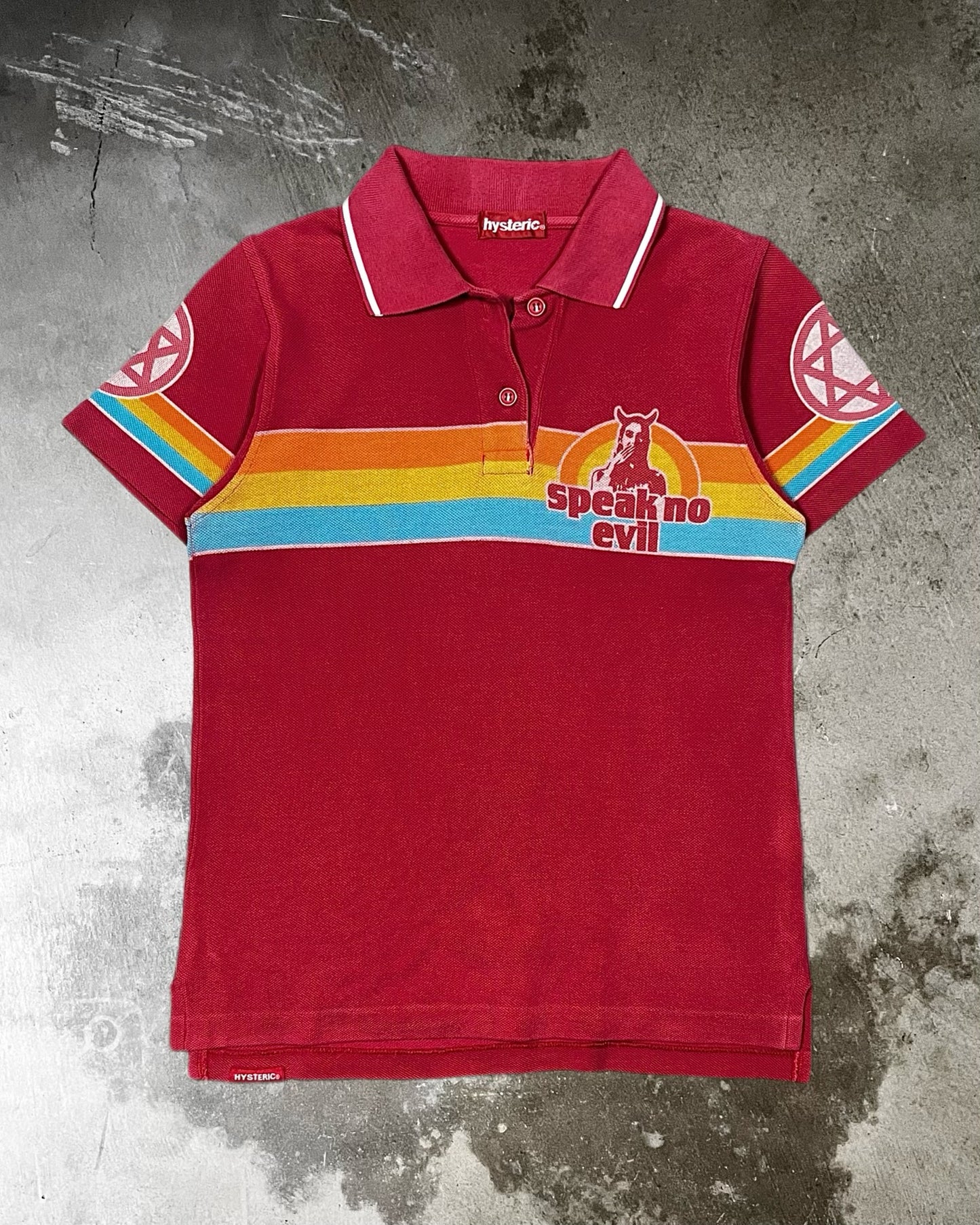 Hysteric Glamour "Speak No Evil" Polo Shirt