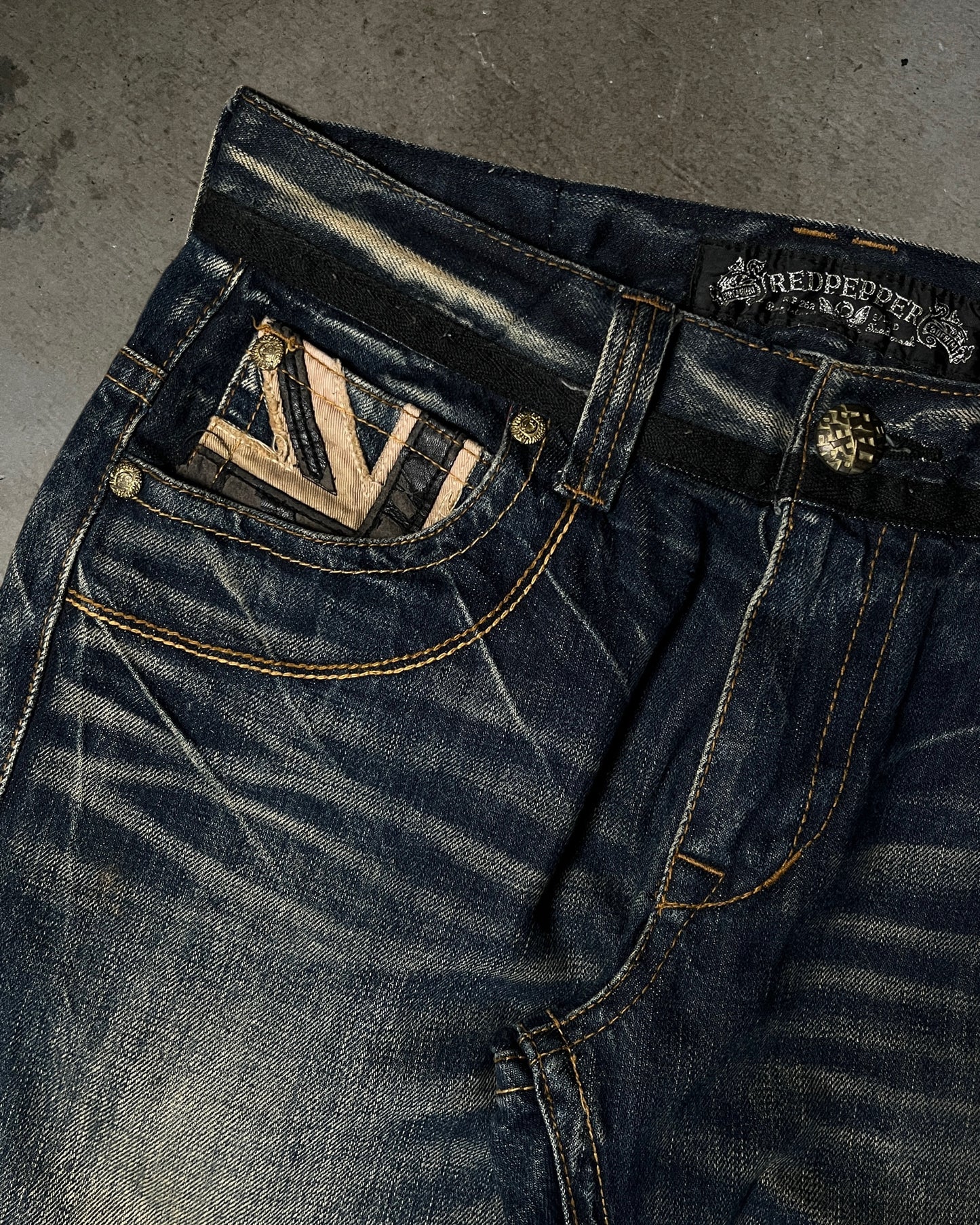 Red Pepper UK Back Pocket Jeans