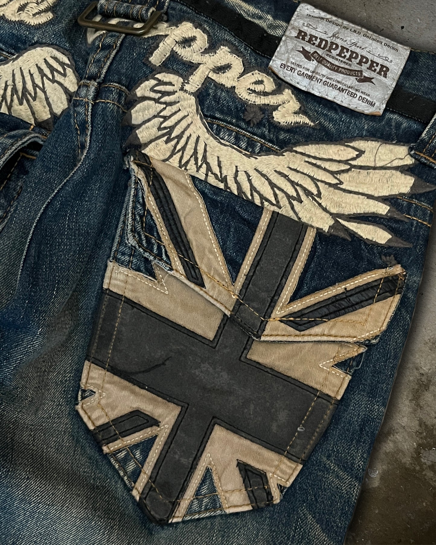 Red Pepper UK Back Pocket Jeans