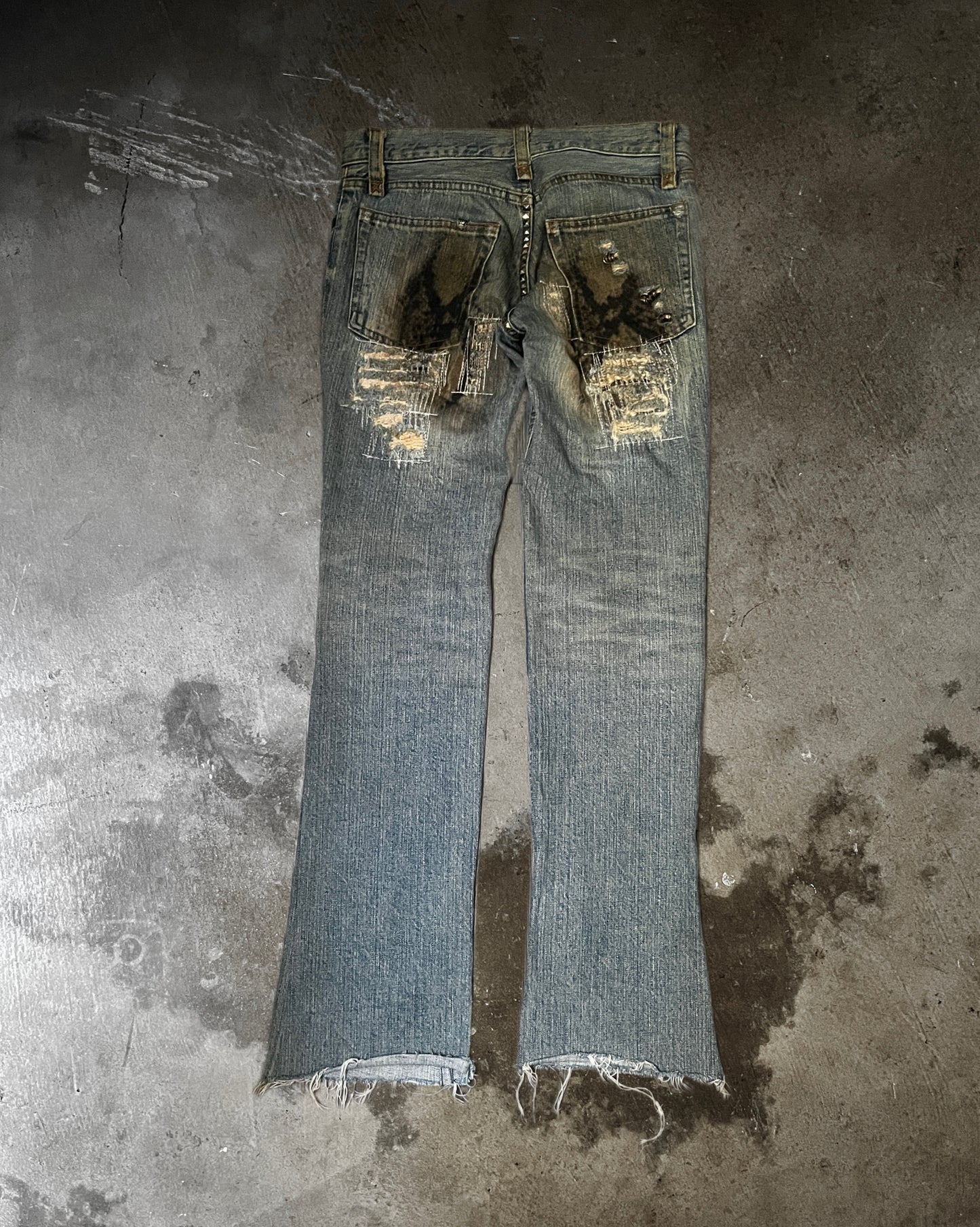 ifsixwasnine Python Studded Mudmax Denim
