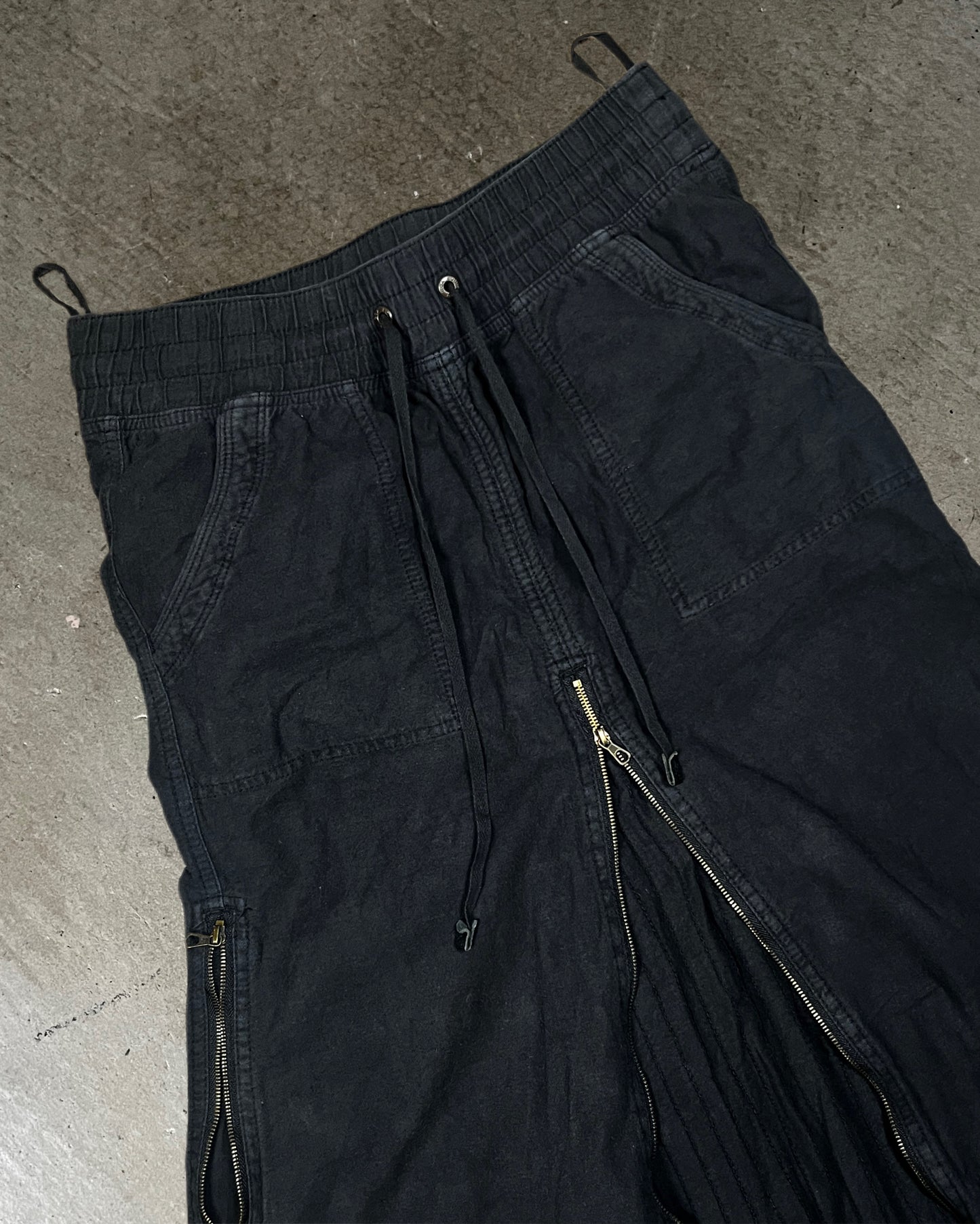 GOA Multi-Zip Maxi Skirt