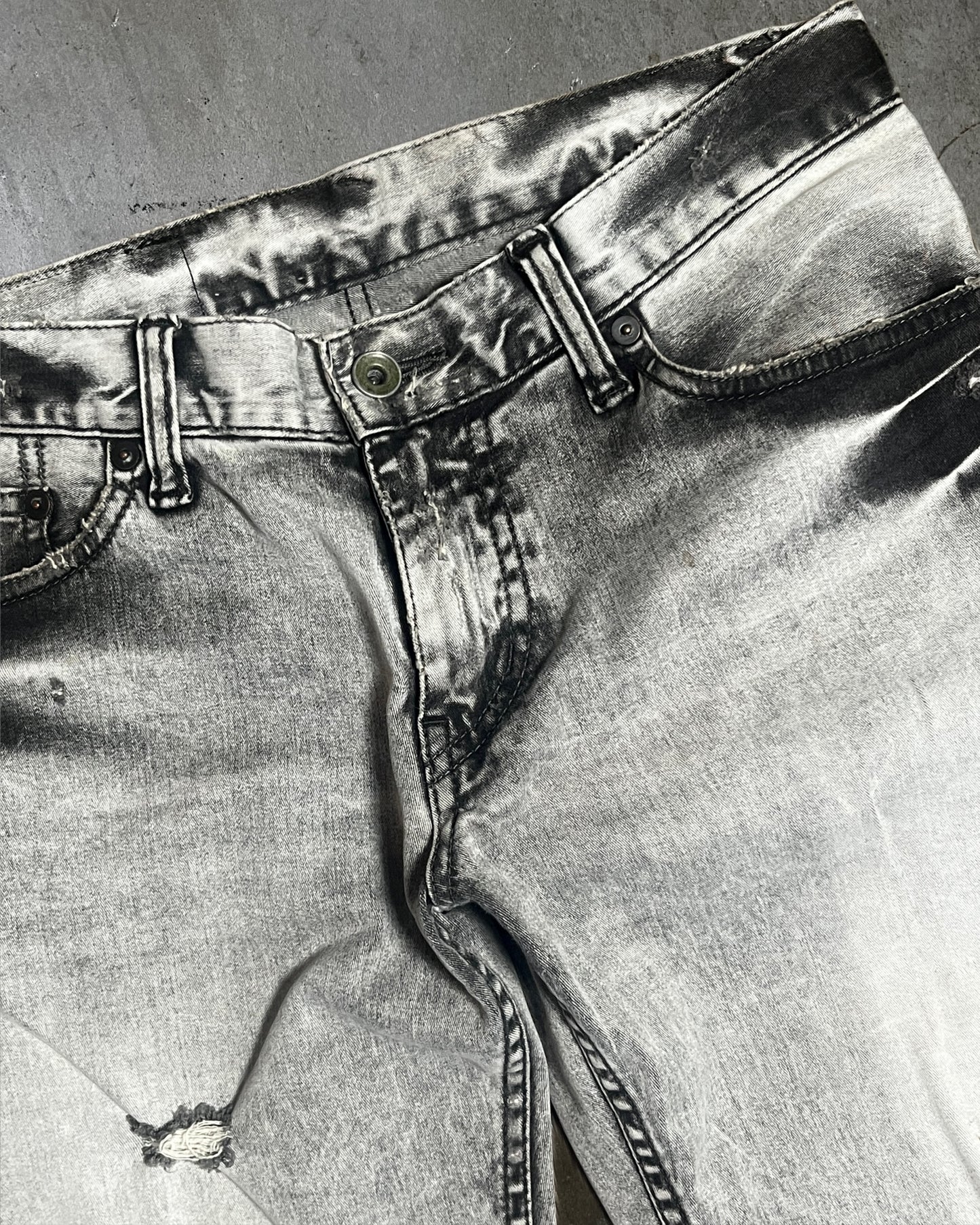 LGB Distressed Wolf Bootcut Denim