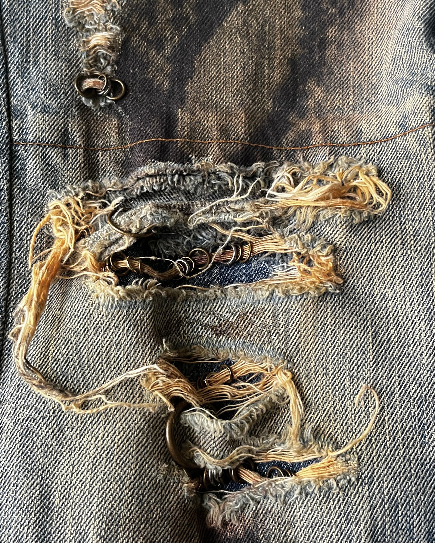ifsixwasnine Python Studded Mudmax Denim