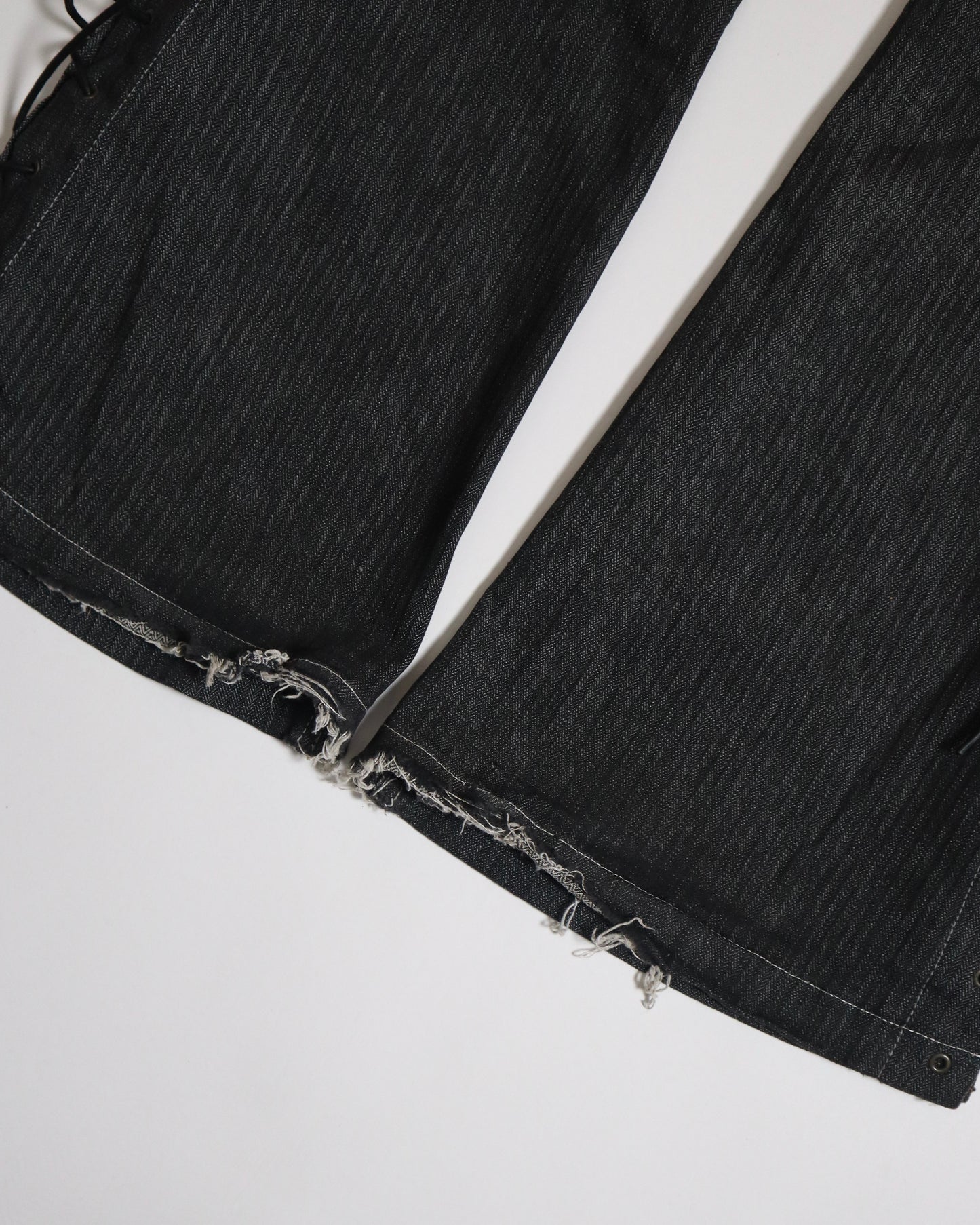 Tornado Mart Lace-Up Flare Jeans
