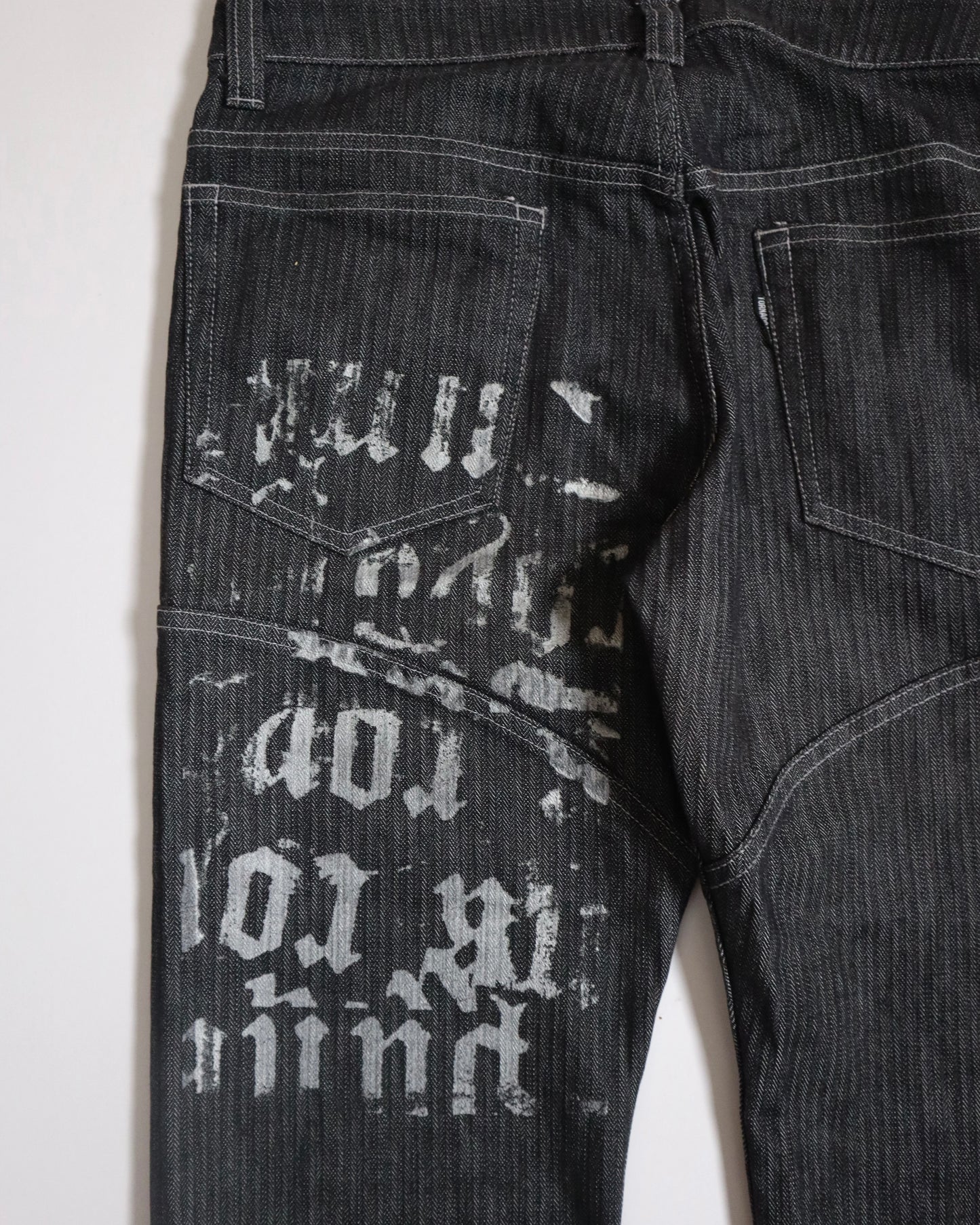 Tornado Mart Lace-Up Flare Jeans
