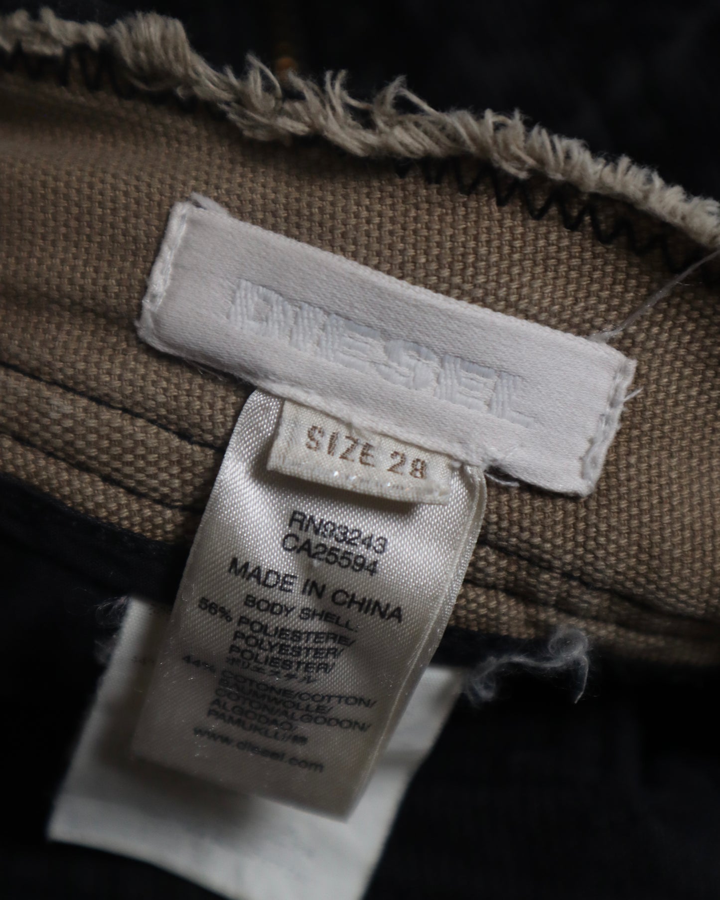 Diesel Corduroy Straight Leg Pants