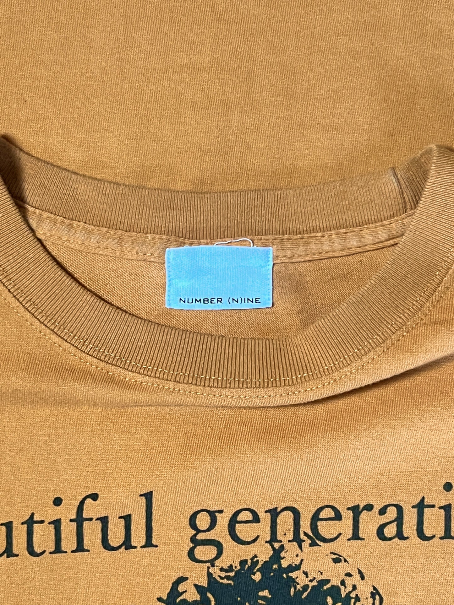 Number (N)ine 'beautiful generation' tee