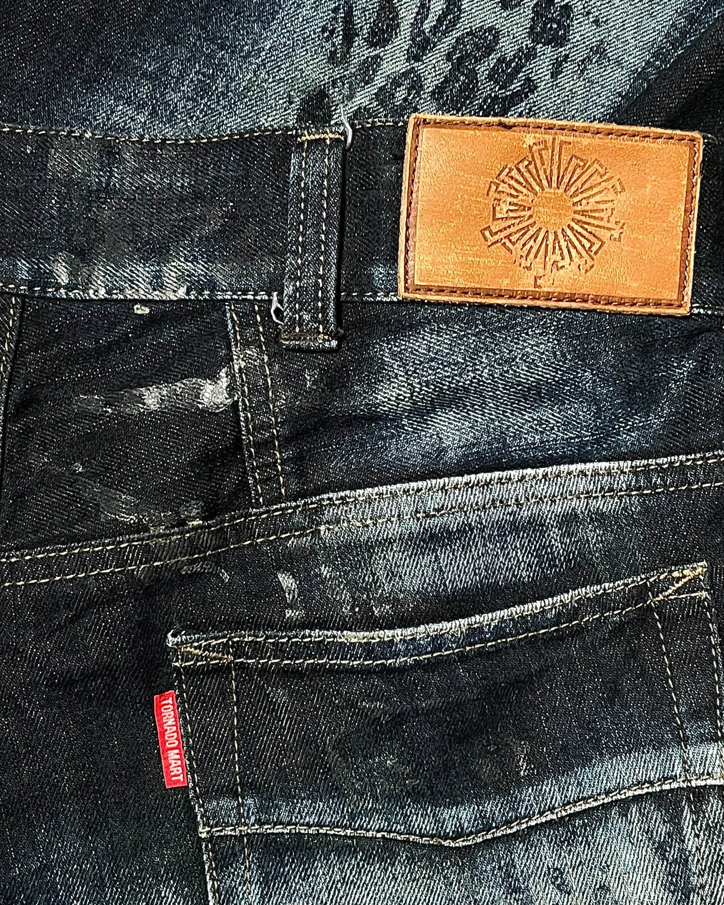 Tornado Mart Cheetah Flare Jeans