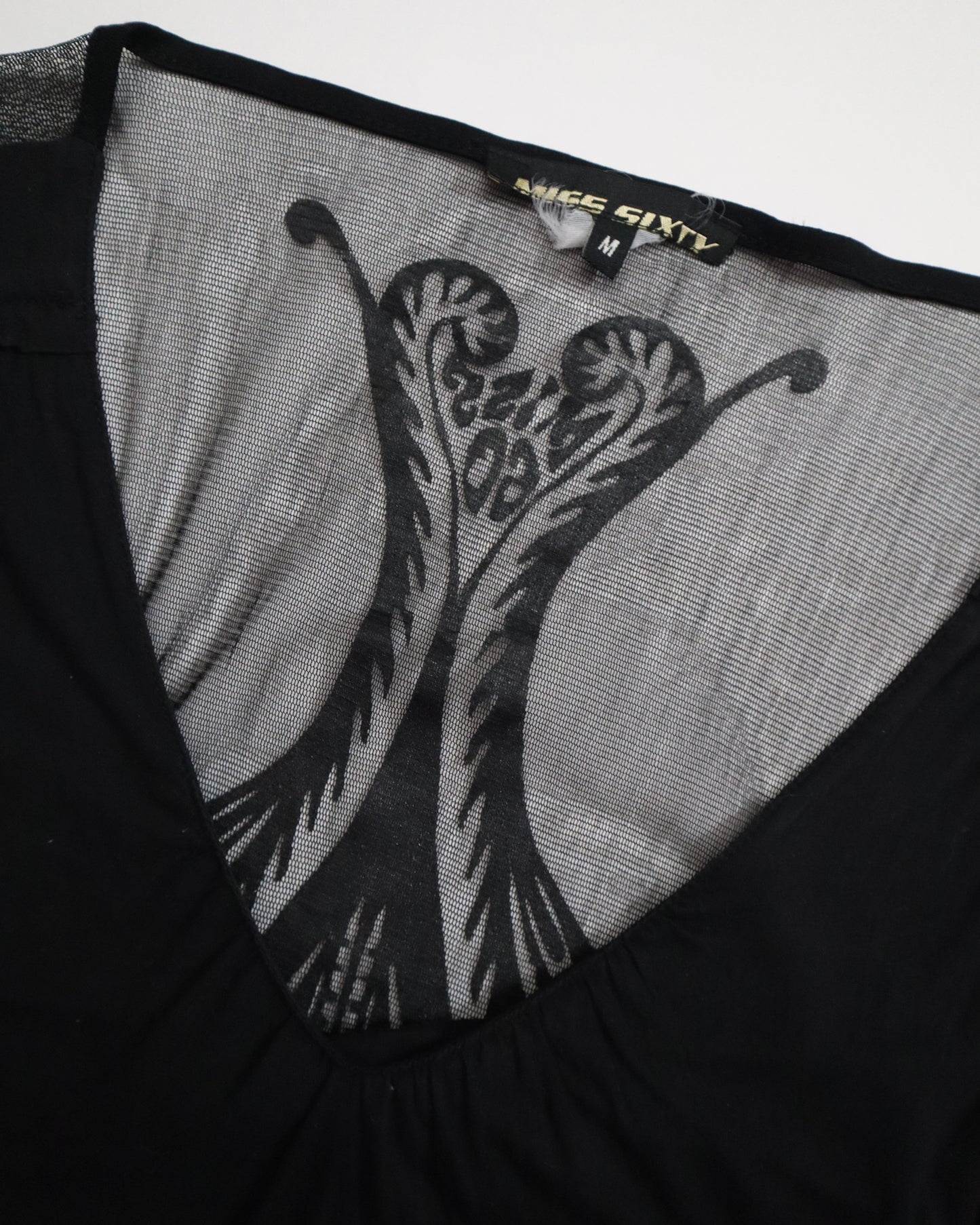 Miss Sixty Tribal Mesh Top