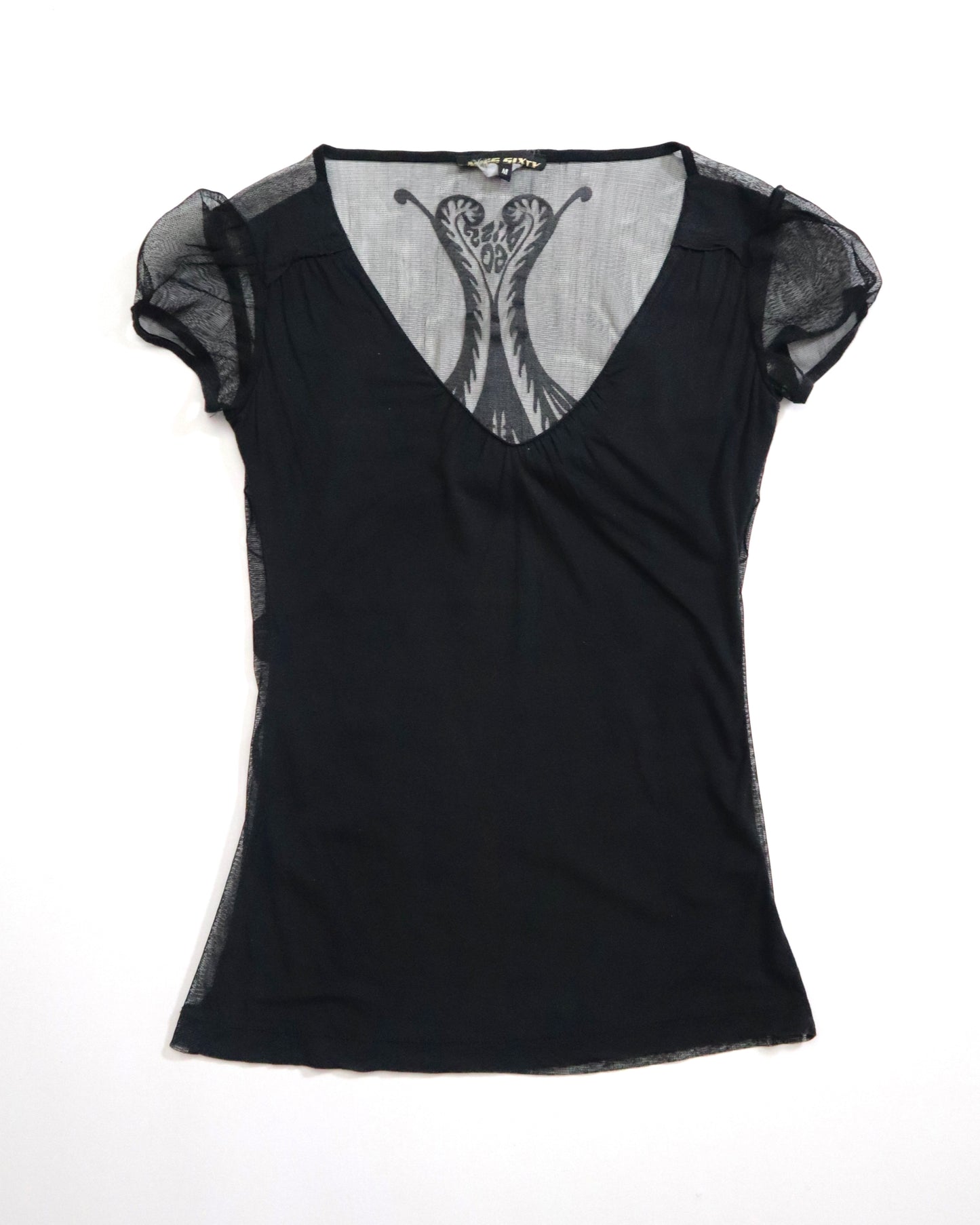 Miss Sixty Tribal Mesh Top