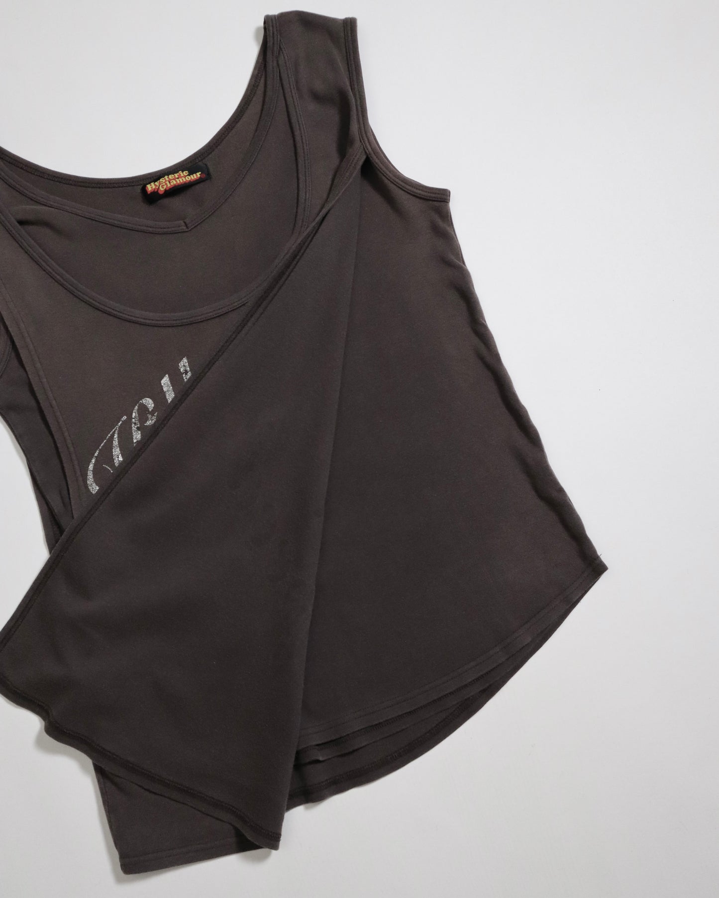 Hysteric Glamour "Kill Shoot Light Speed" Layered Tank