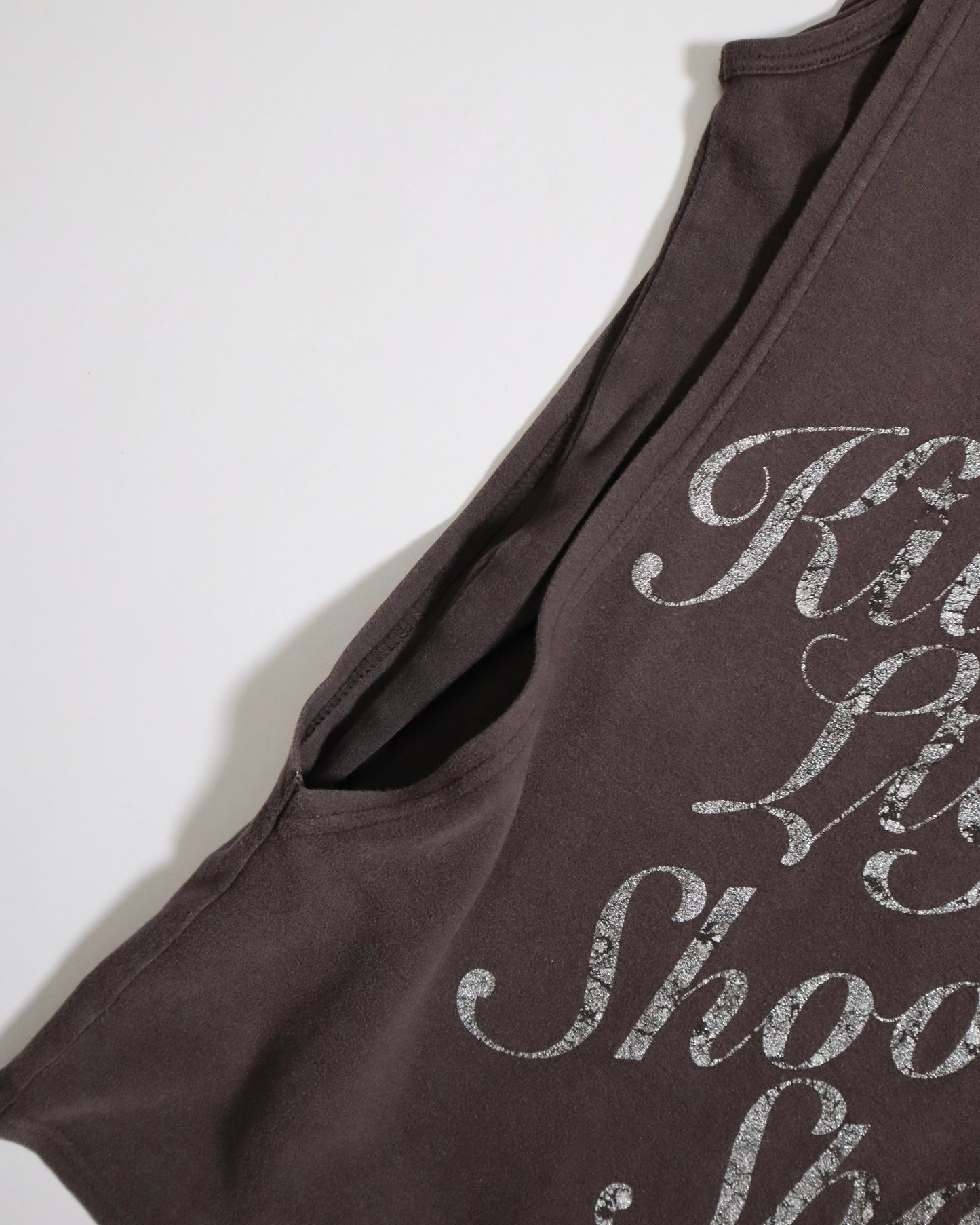 Hysteric Glamour "Kill Shoot Light Speed" Layered Tank