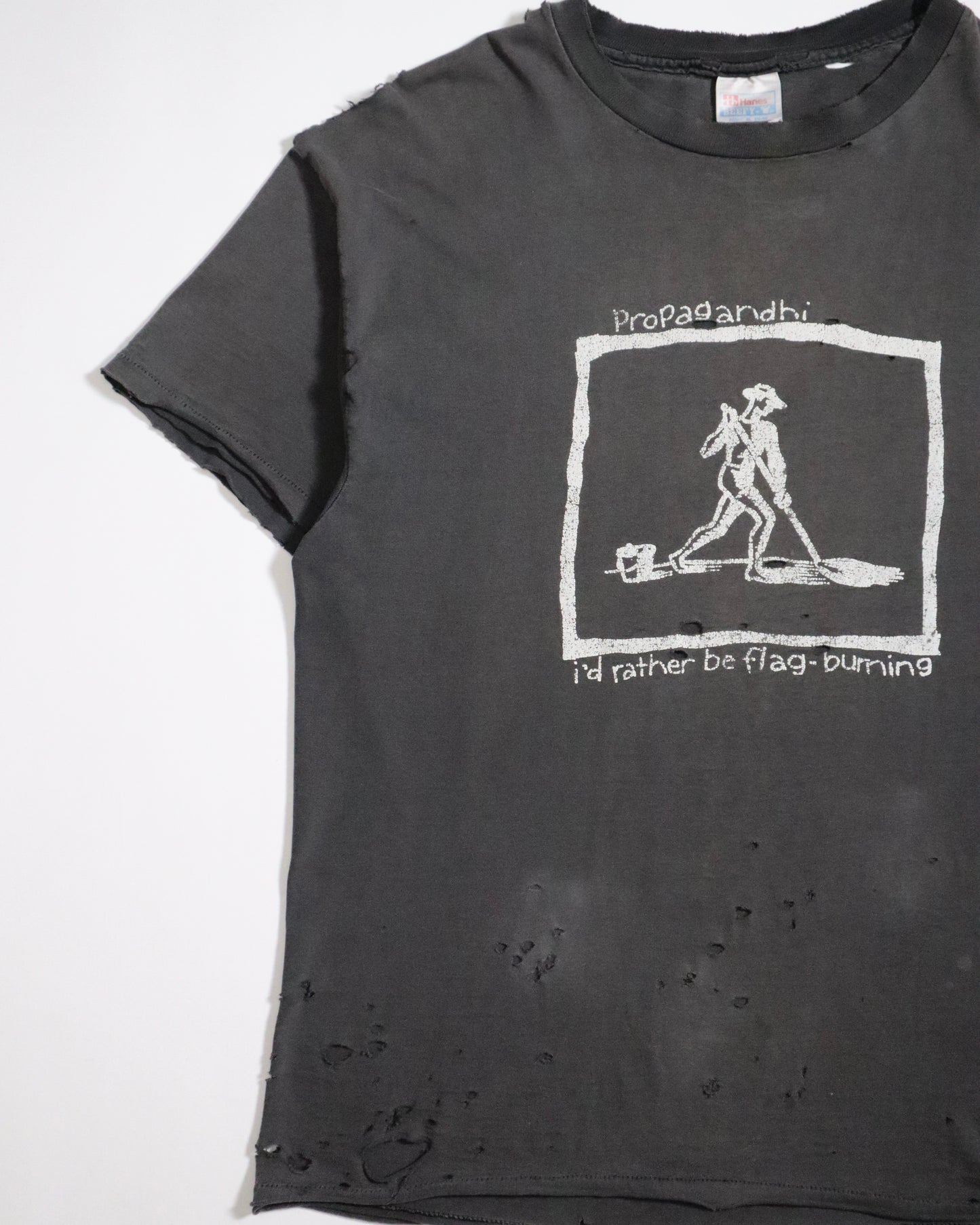 1980's Faded Single-Stitch Propagandhi Anarchy Tee