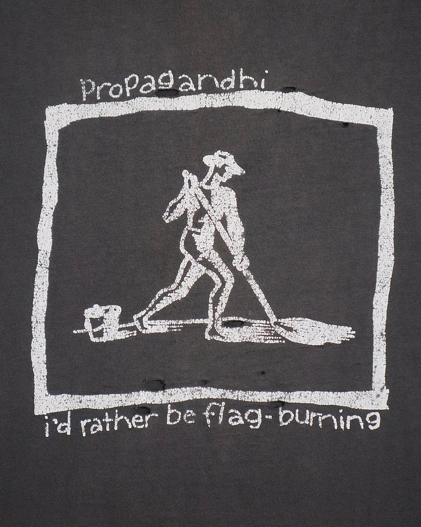 1980's Faded Single-Stitch Propagandhi Anarchy Tee