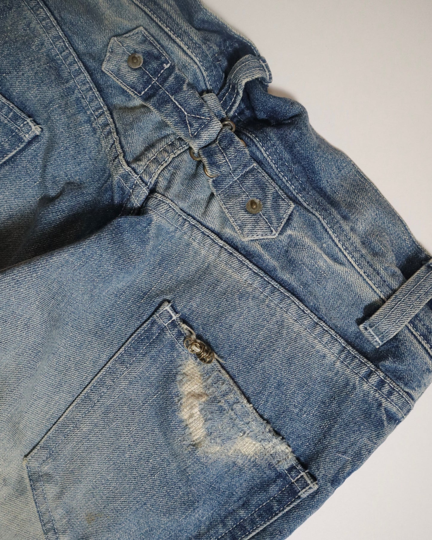 1 of 1 Custom Pierced Bootcut Jeans