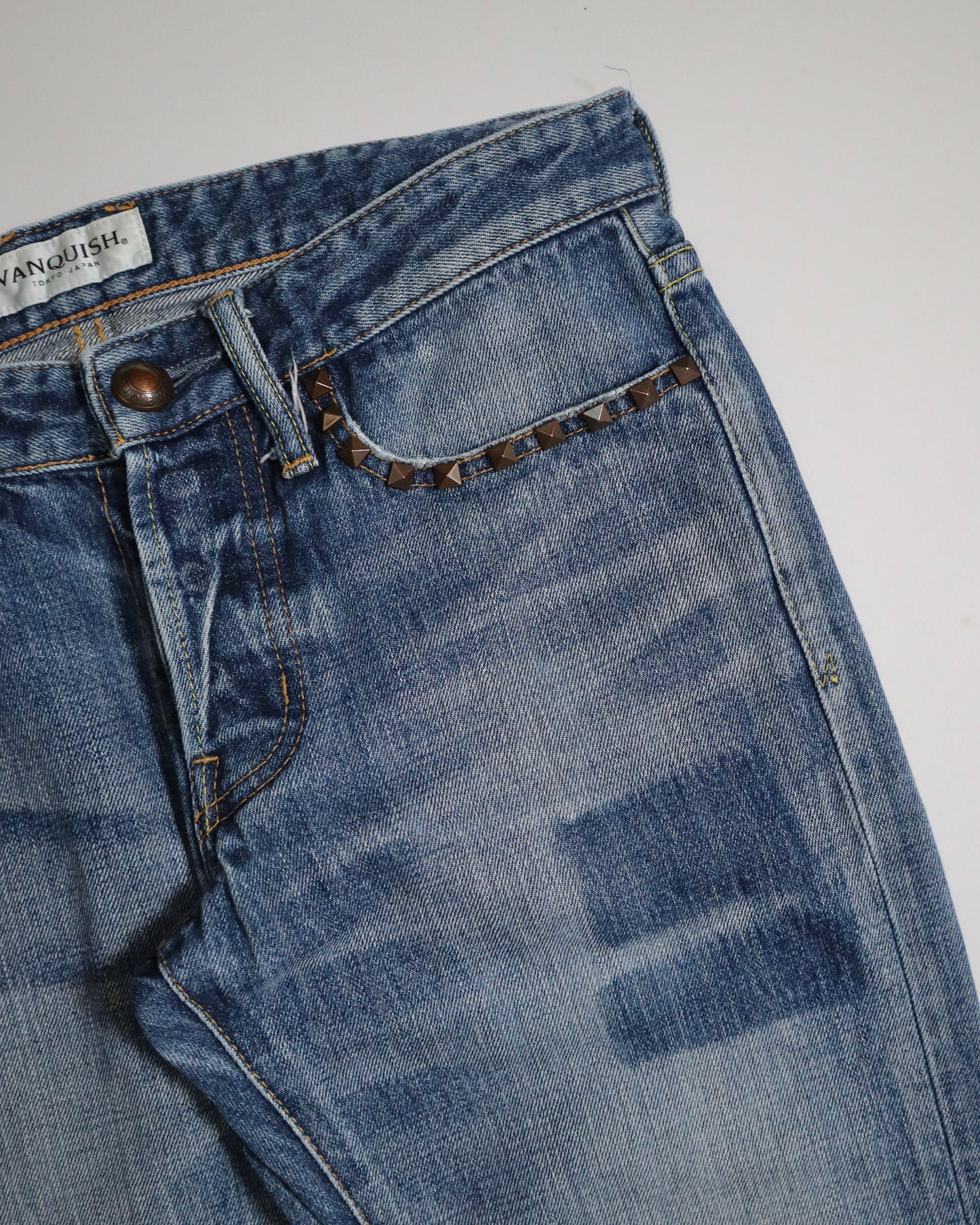 Vanquish Studded Bootcut Jeans