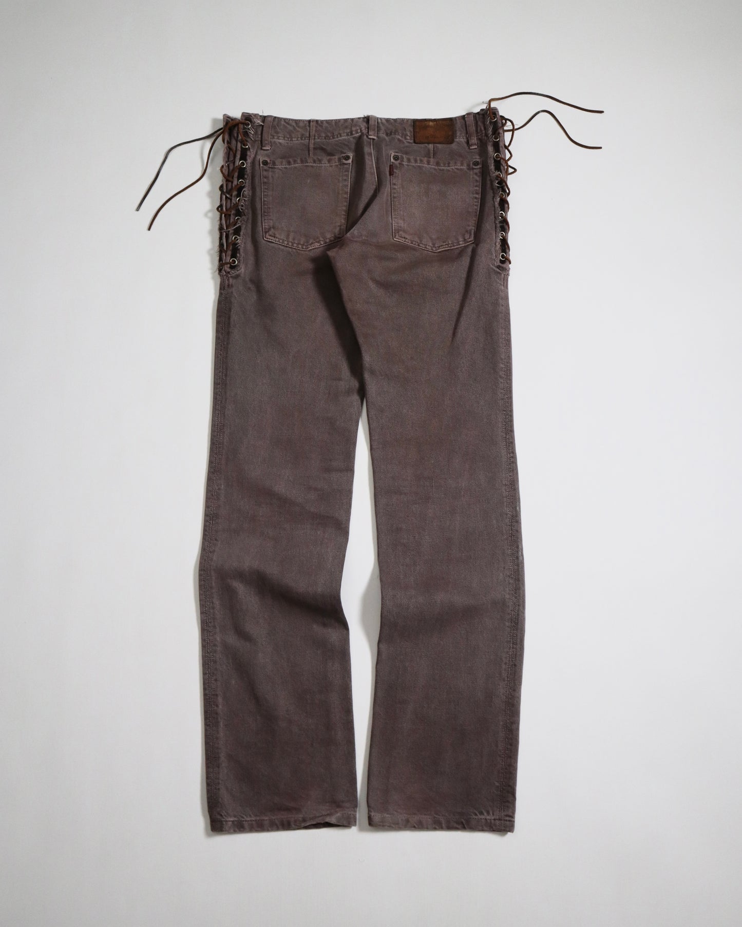 L7 Real Hip Corset Tassle Denim