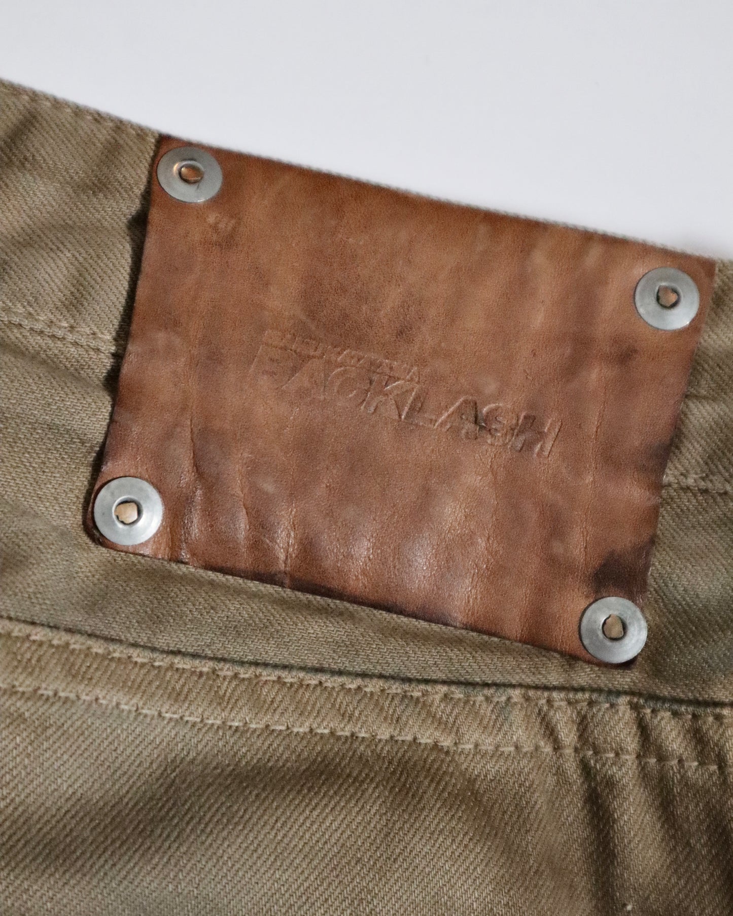 Isamu Katayama Backlash Alligator Pocket Jeans