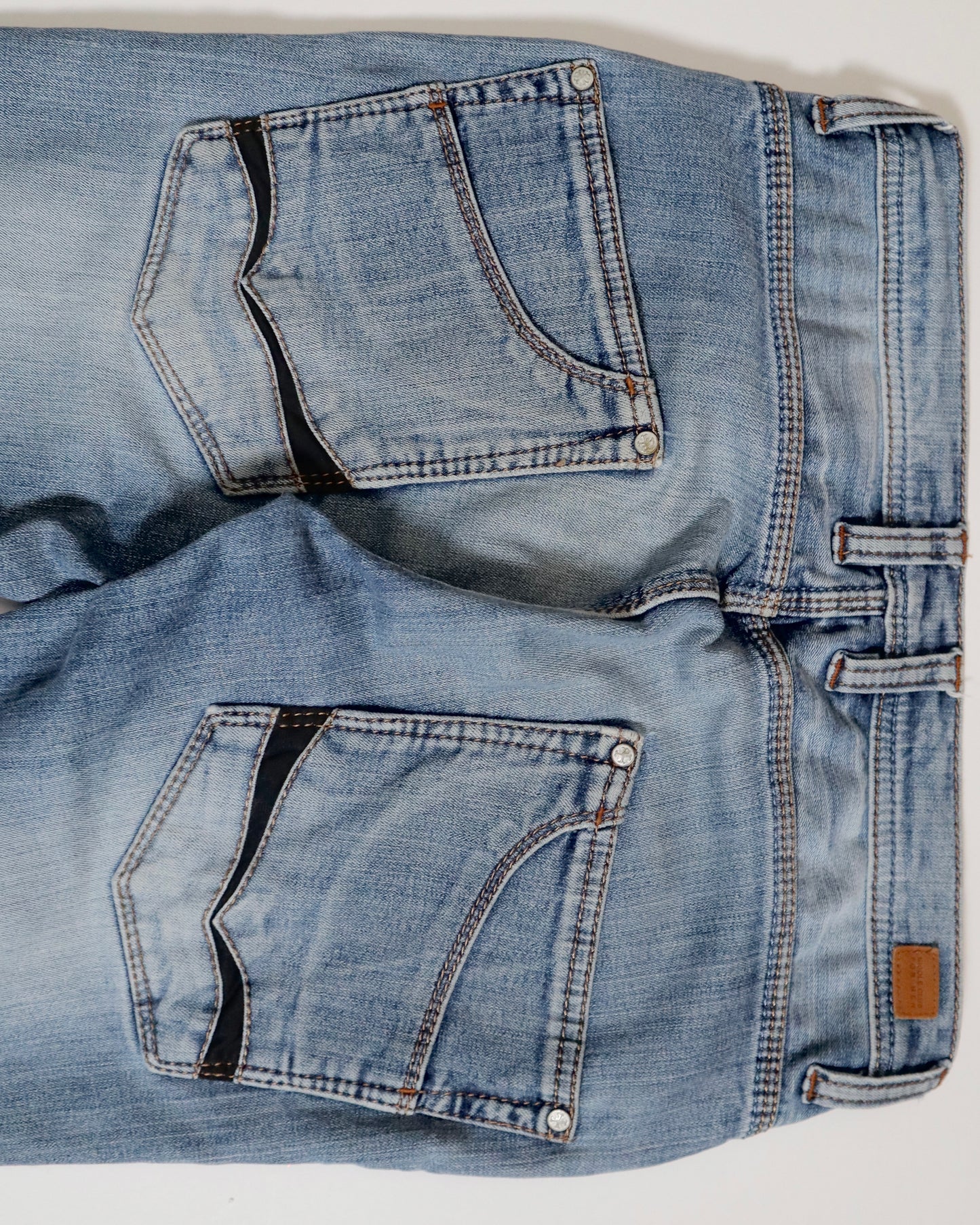 Nicole Club Zipper Pocket Flared Demin