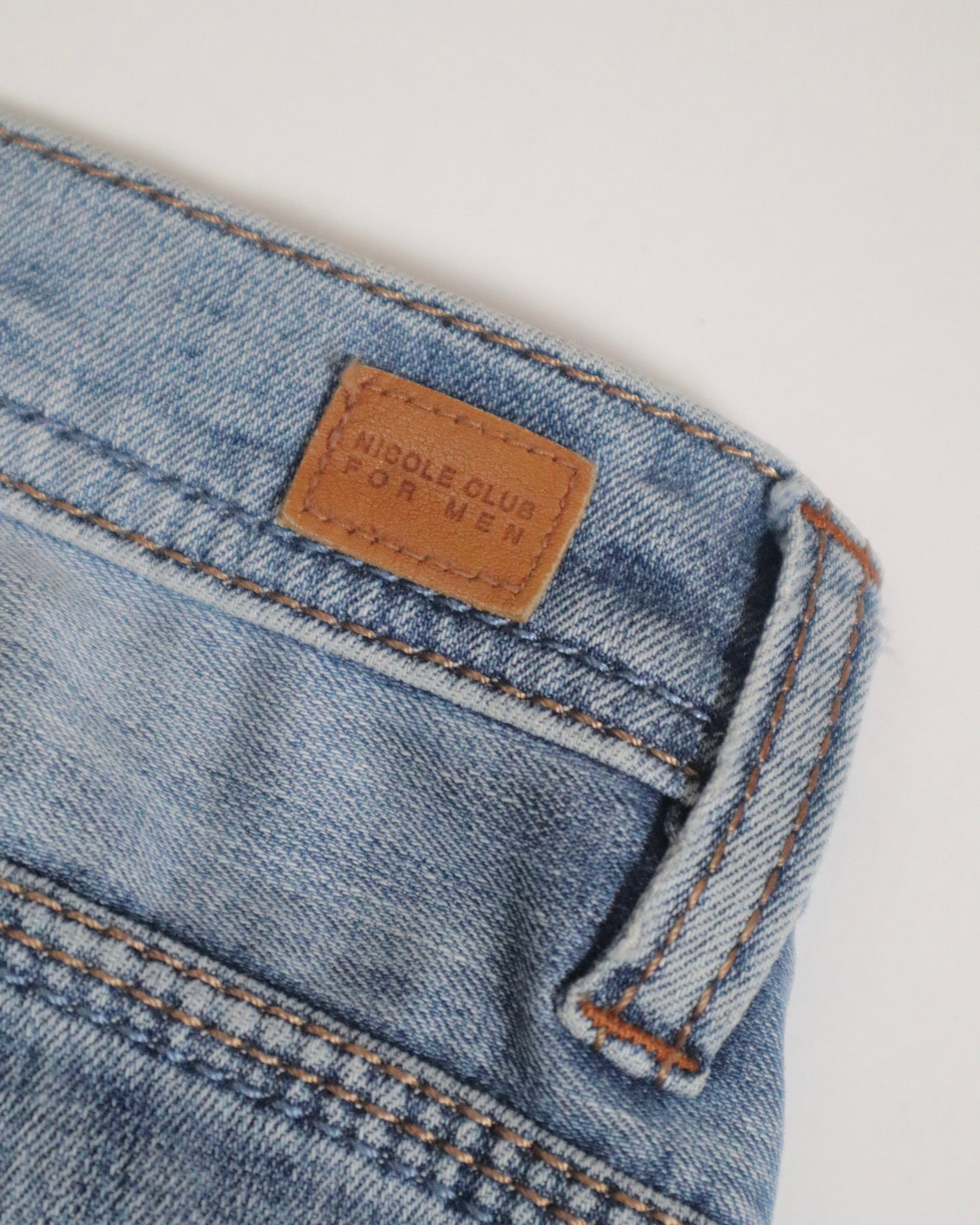 Nicole Club Zipper Pocket Flared Demin