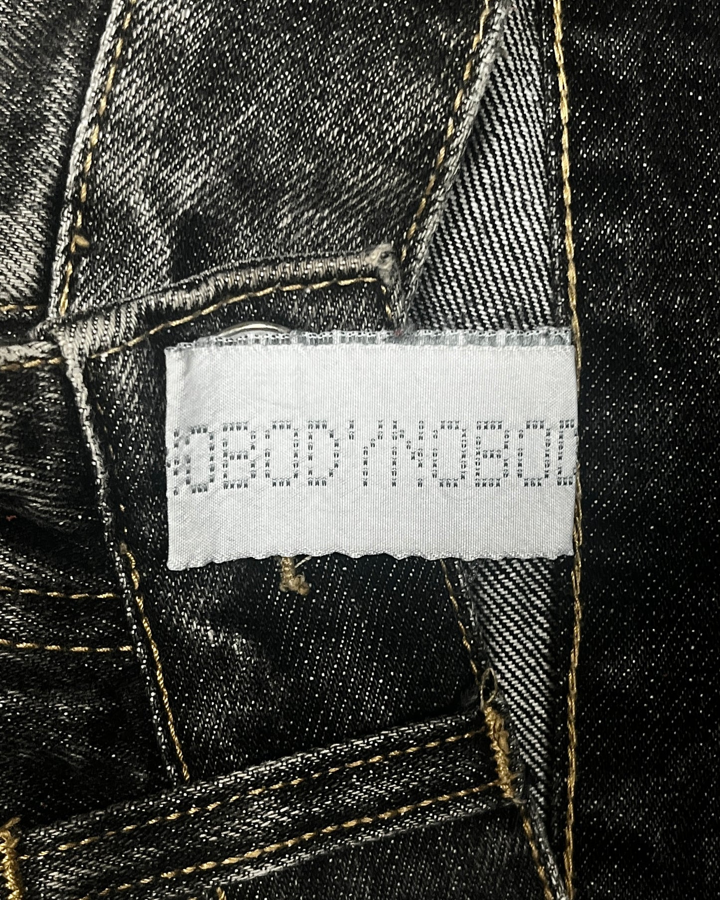 NOBODY Trashed Straight-Leg Denim