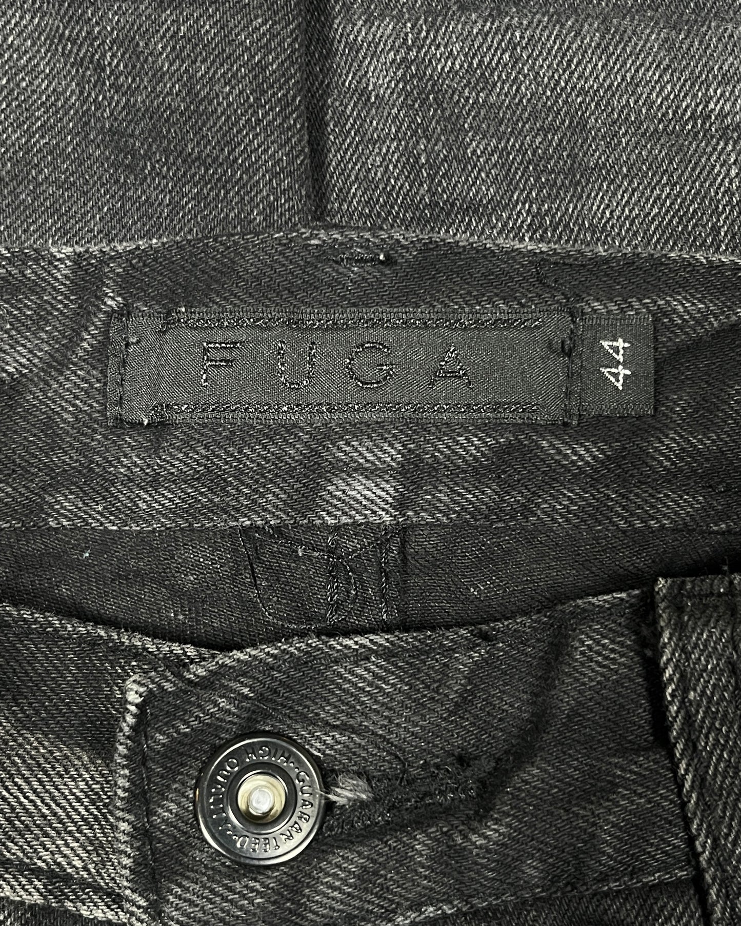 Fuga Distressed & Repaired Flared Denim