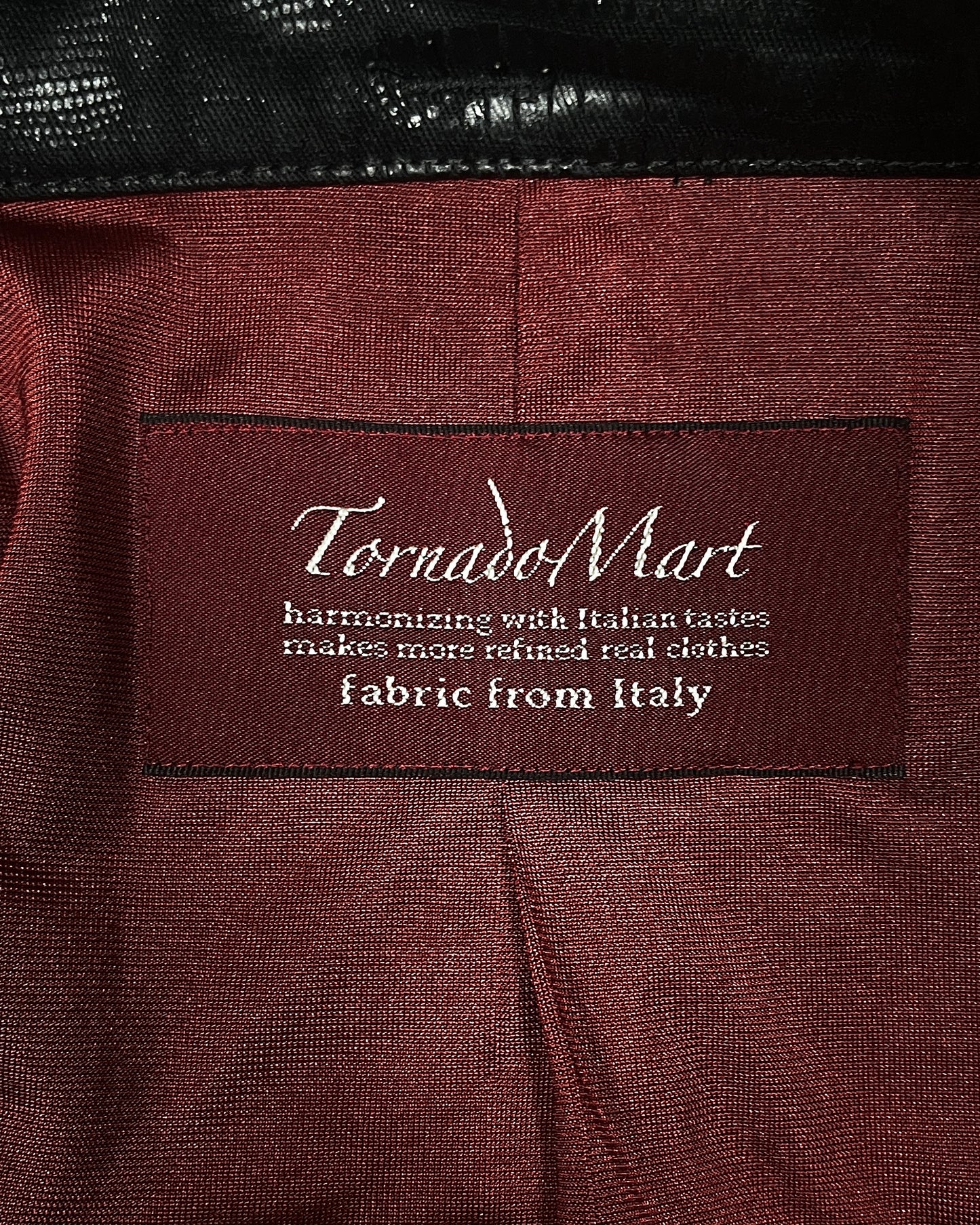 Tornado Mart Faux Reptile-Skin Rider Jacker