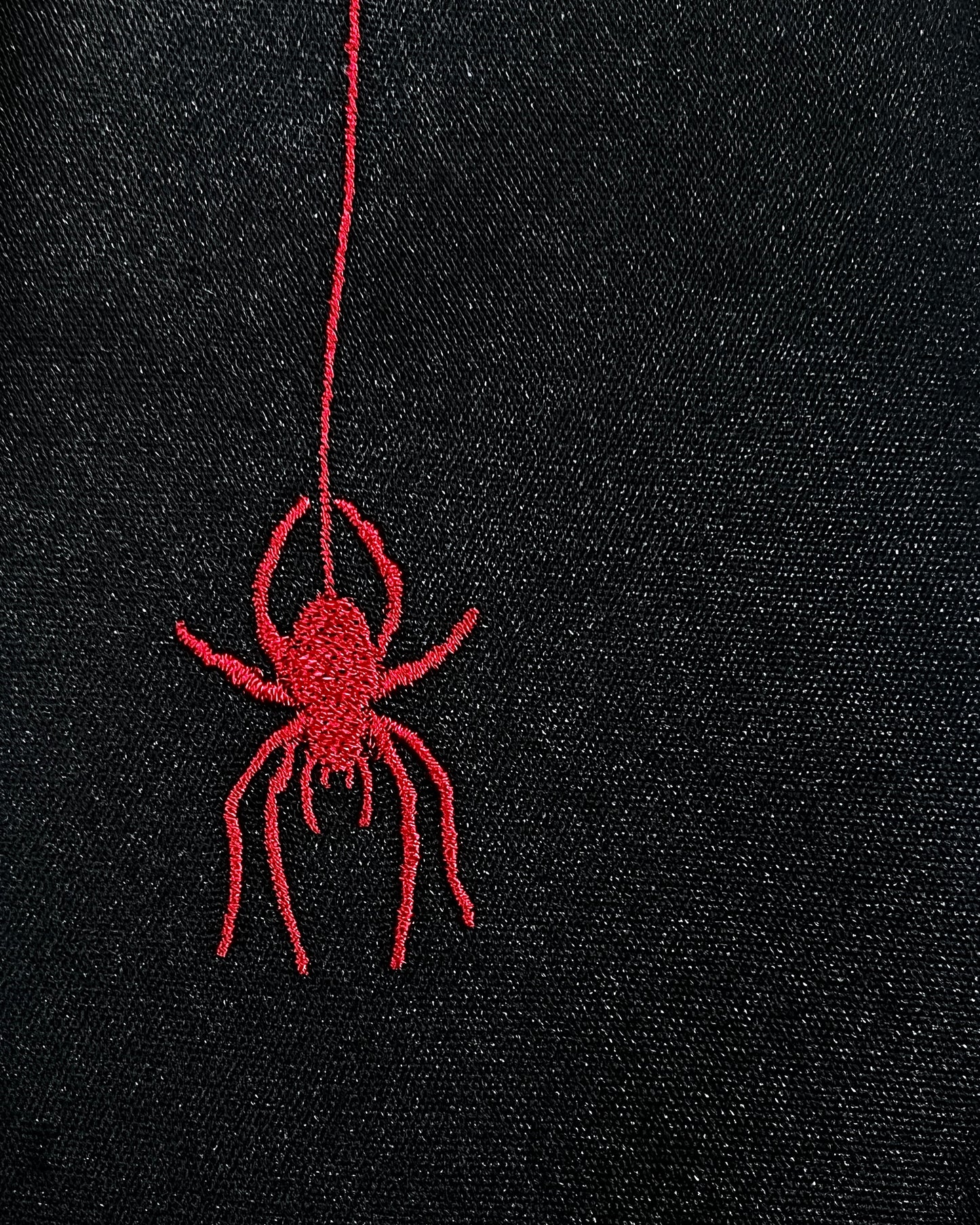 Black Peace Now Spider Web Tie