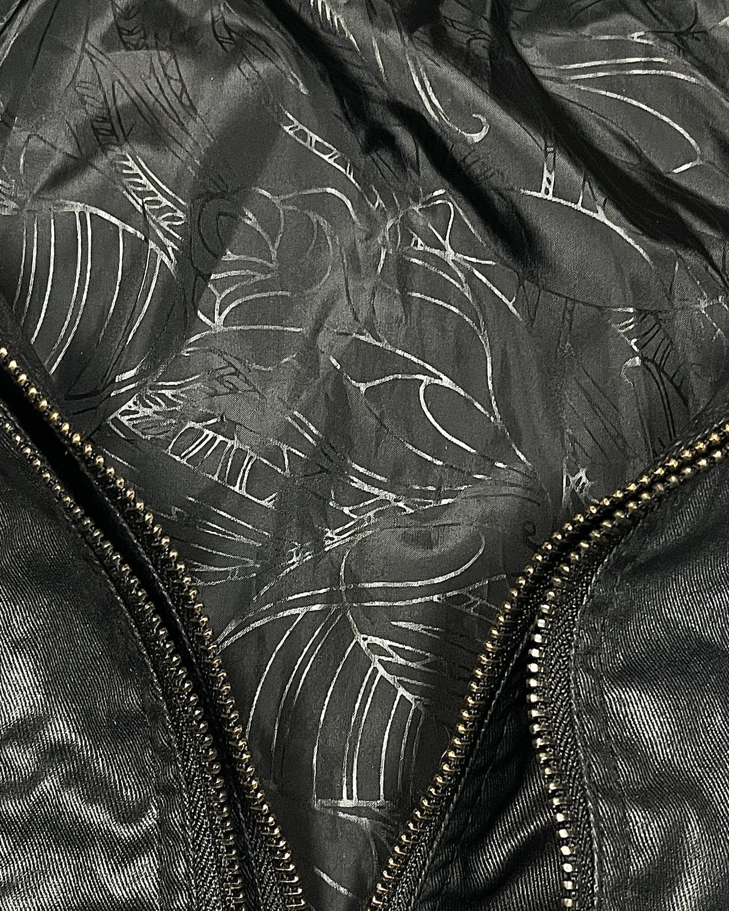 Fuga Lightly-Waxed Double Zipper Layer Fur Jacket