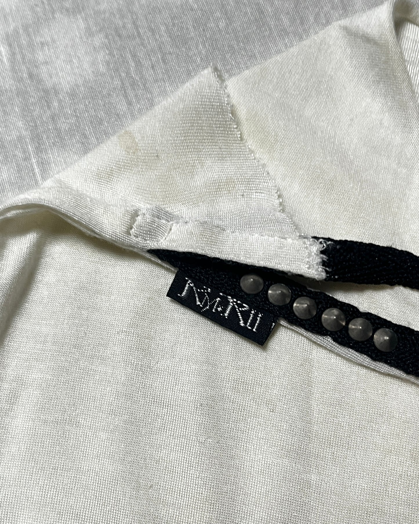 KMRII Asymmetrical Cut Tassle Shirt
