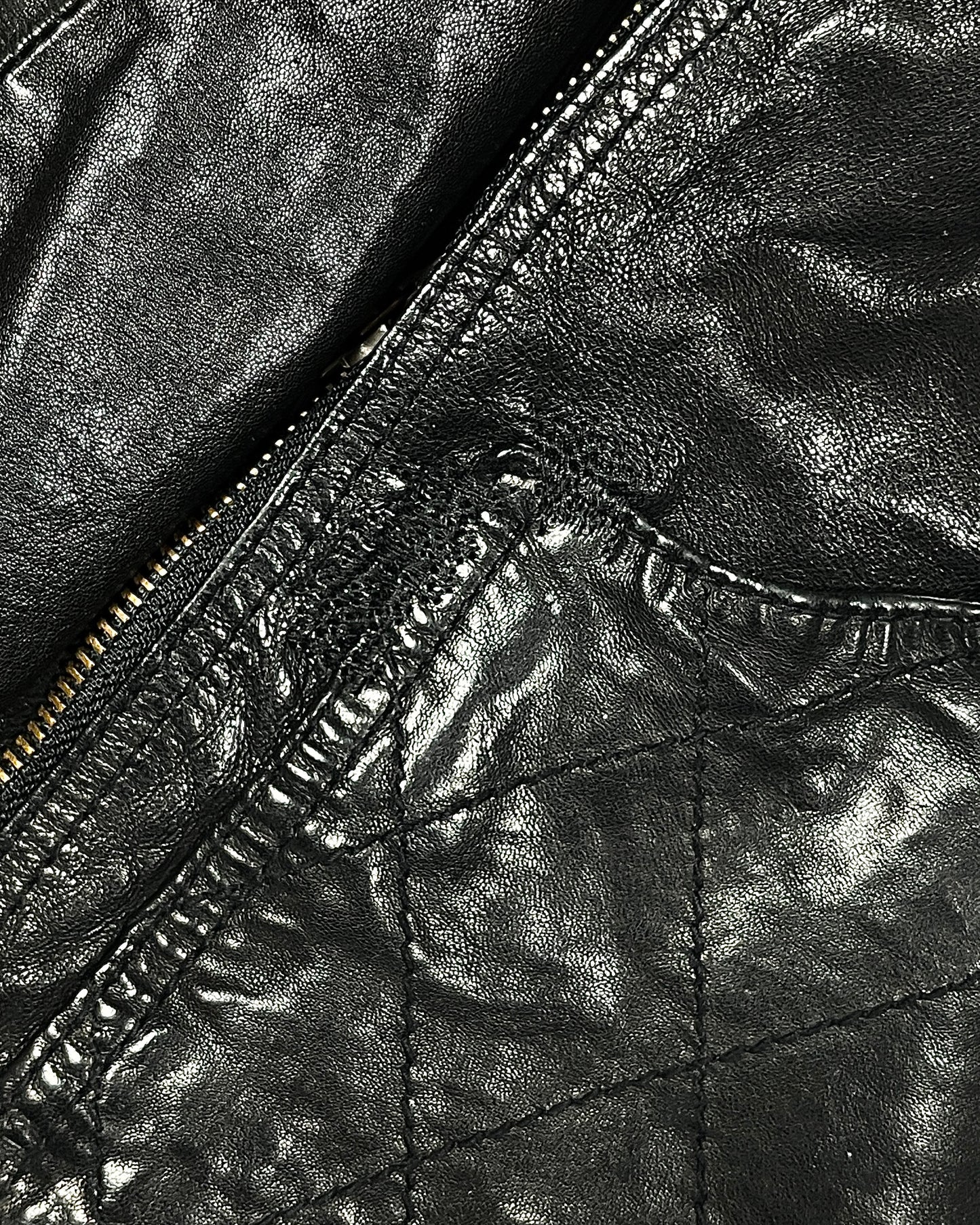 Share Spirit Leather Gas Mask Jacket