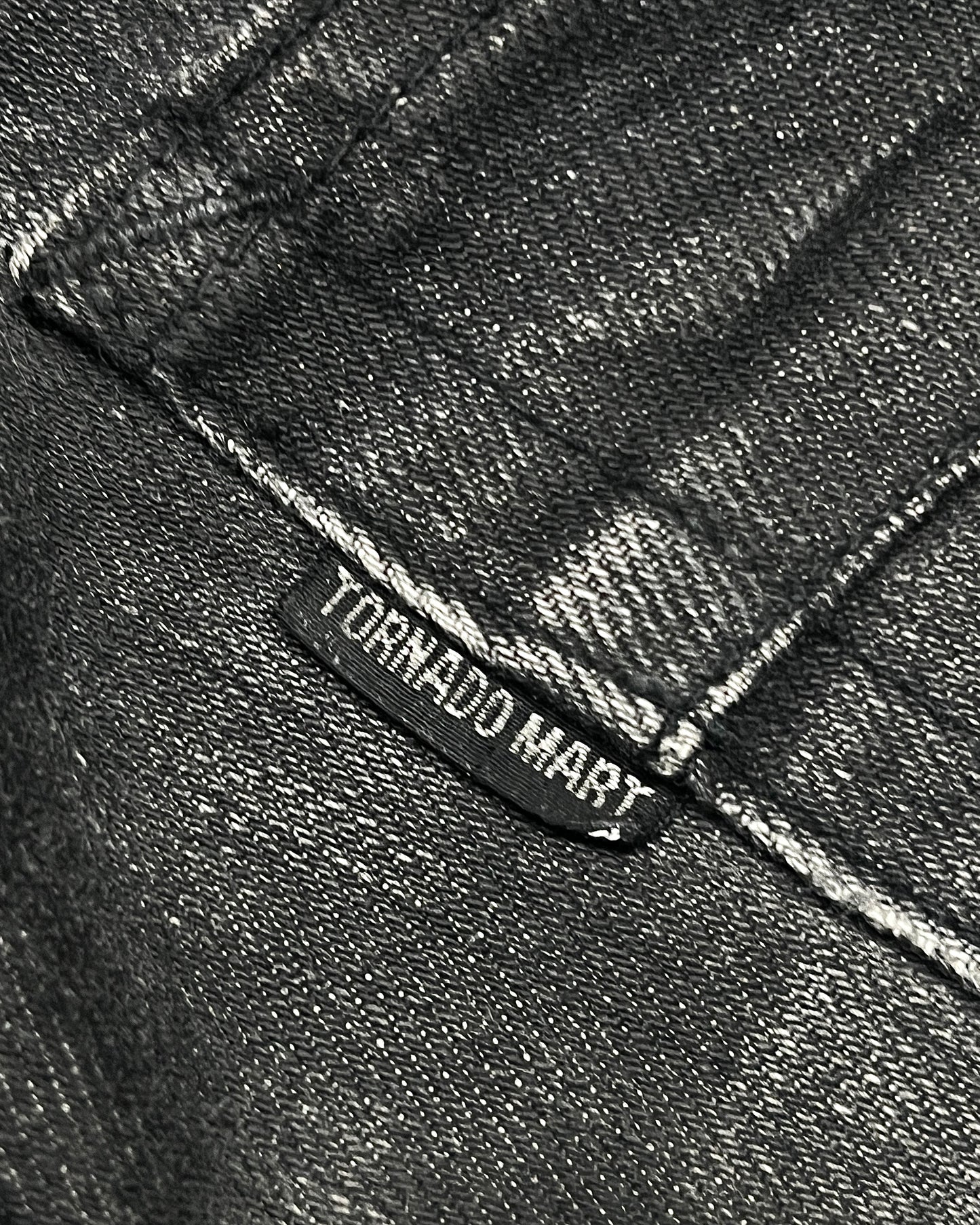 Tornado Mart Waxed Flared Denim