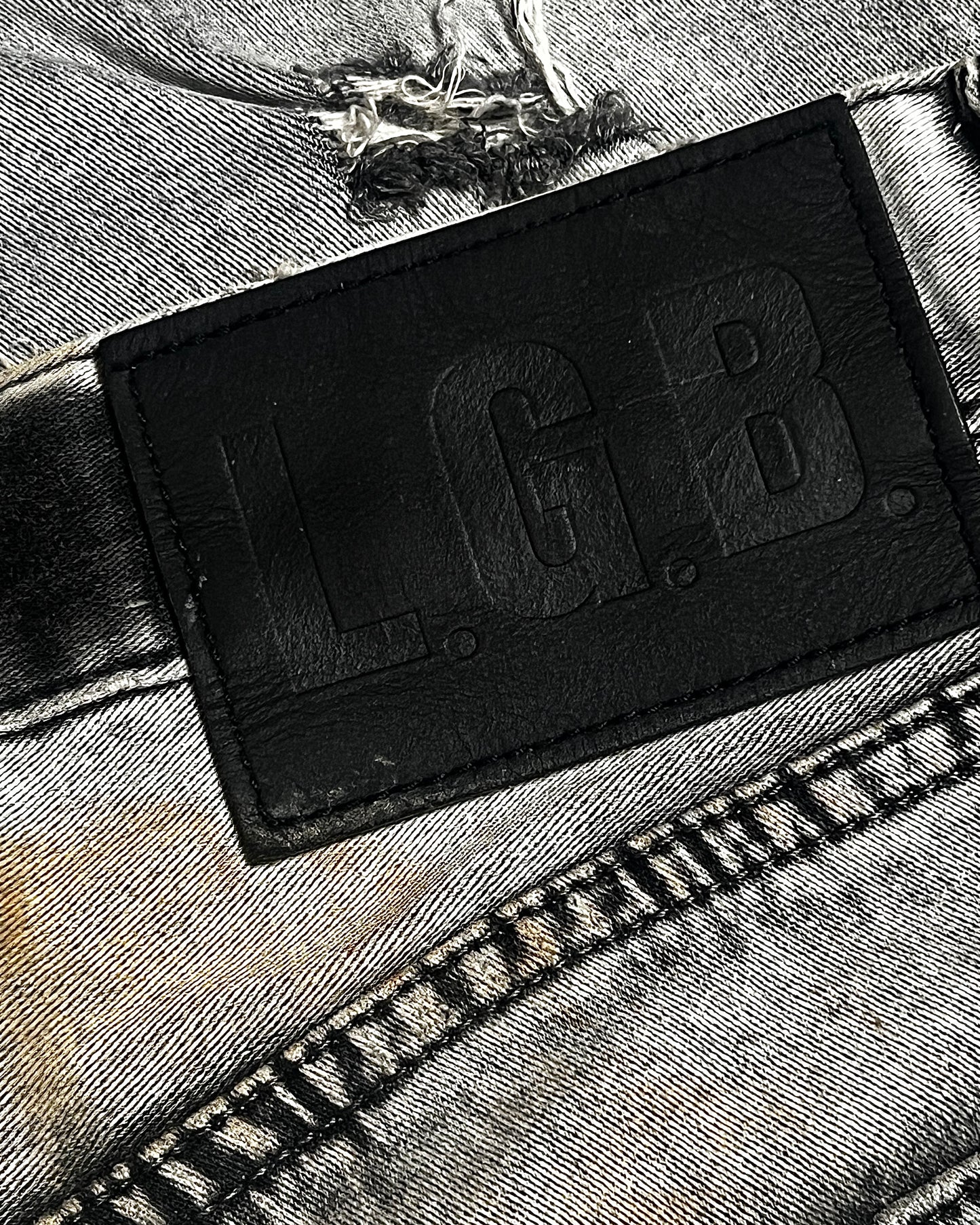 LGB Distressed Wolf Bootcut Denim