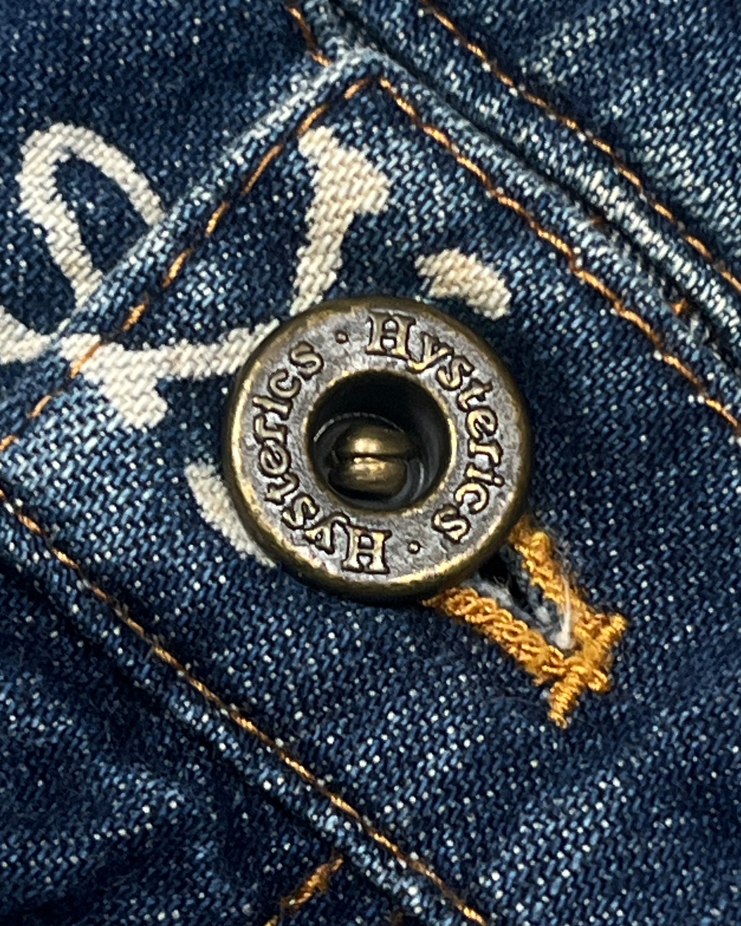 Hysteric Glamour Typewriter Flared Denim