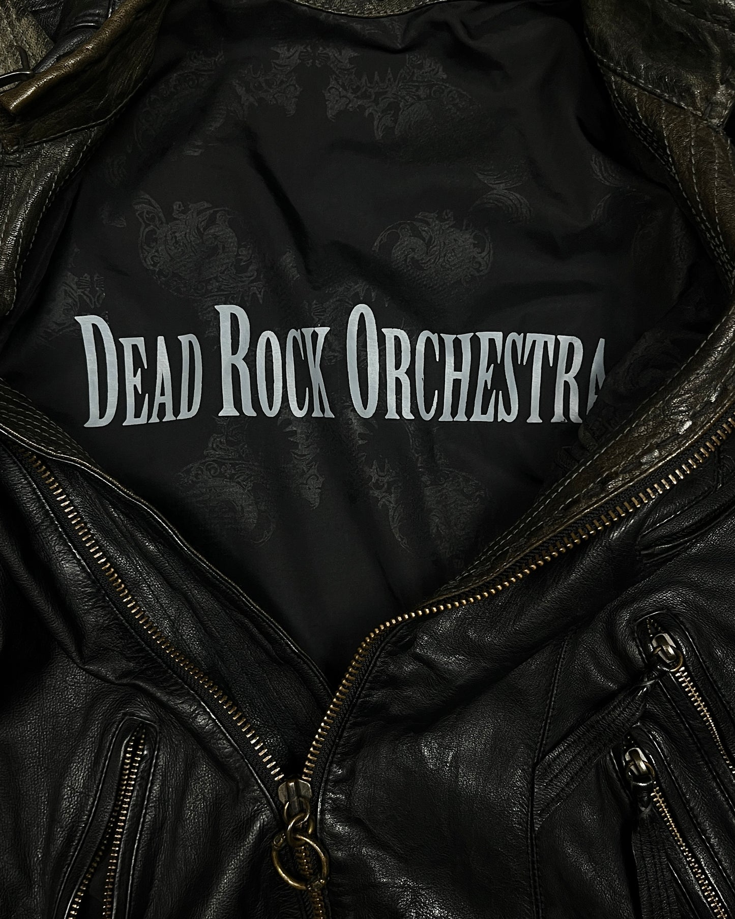 Kmrii 'Dead Rock Orchestra' Leather Jacket