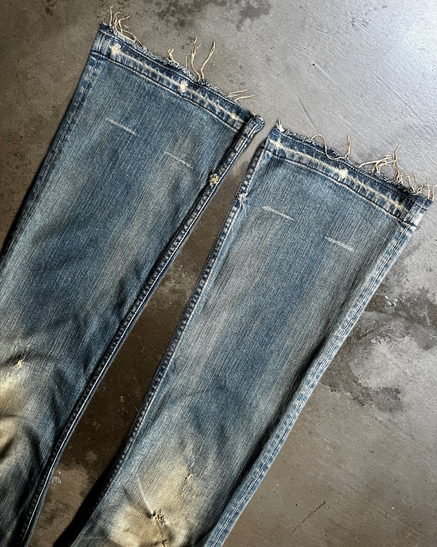 Hysteric Glamour Patchwork Flared Jeans