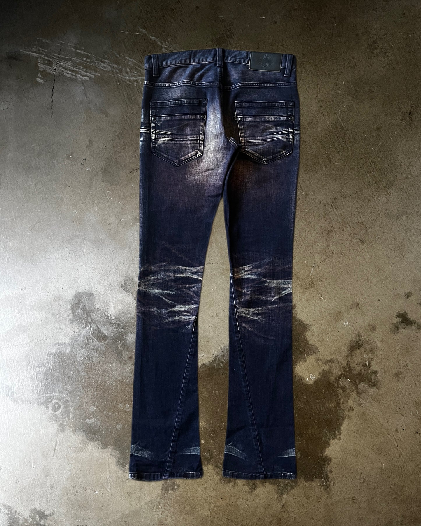 Tornado Mart Purple Fade Flared Denim