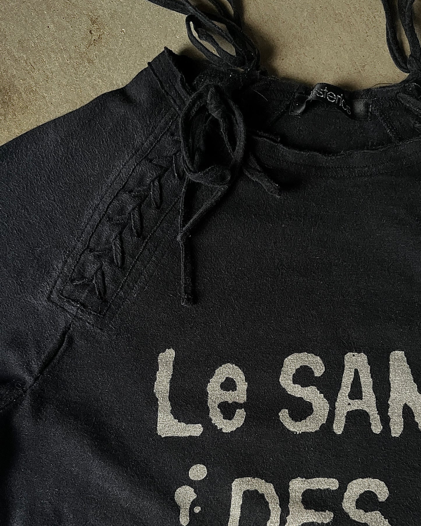 Hysteric Glamour "Le Sang Des Poetes" Lace-Up Longsleeve