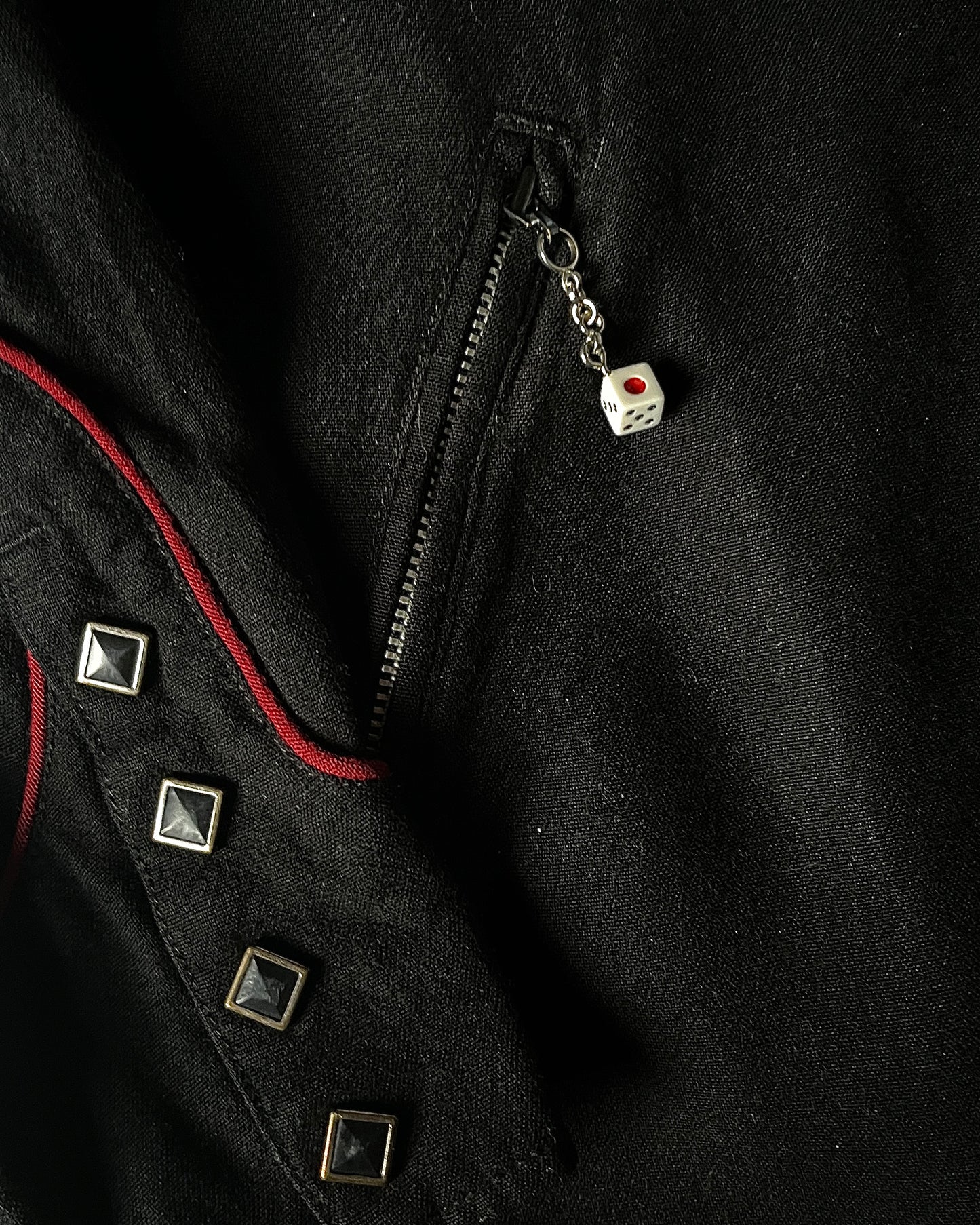 Hysteric Glamour "The Devil Made Me Do It" Wool Button-Up