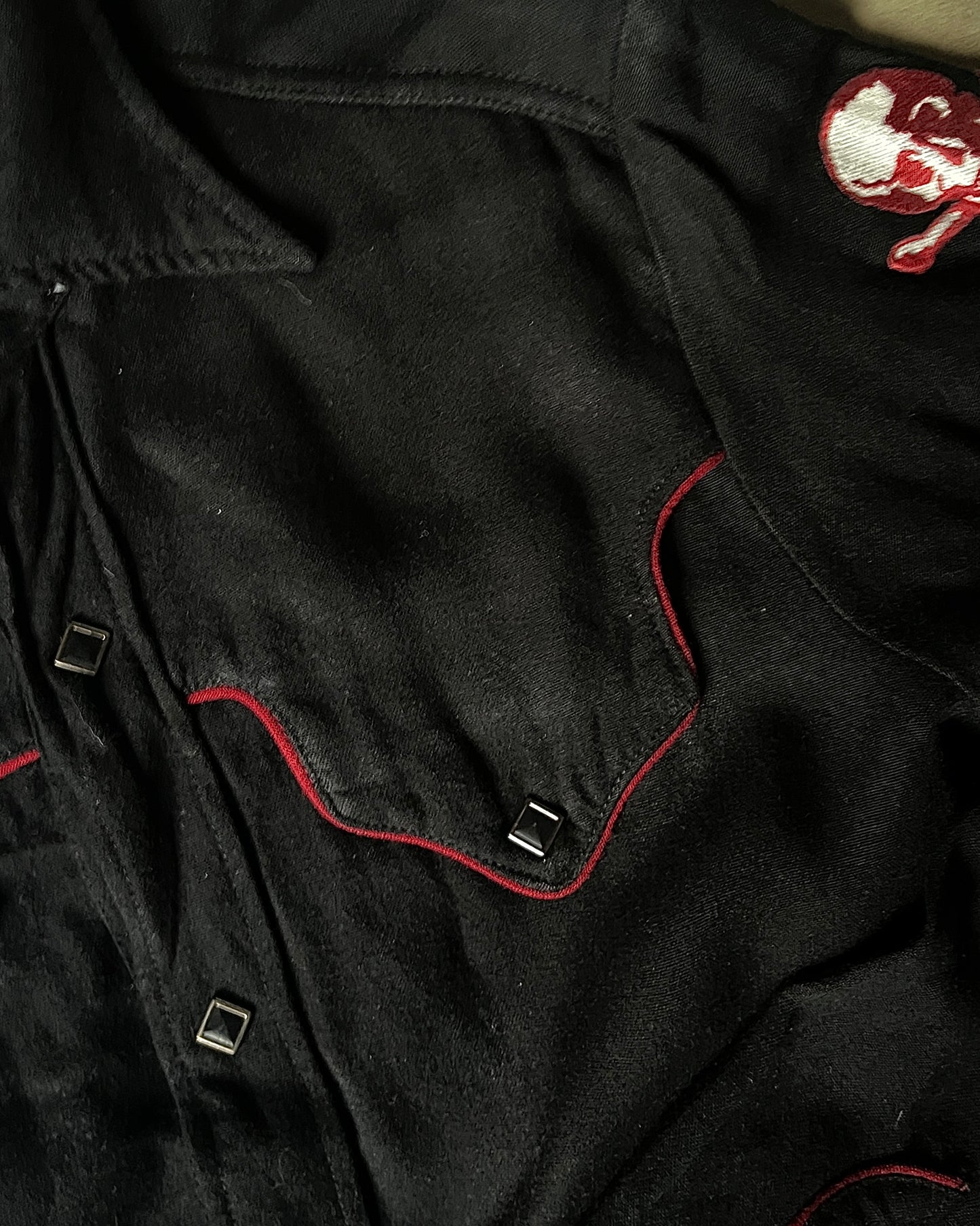 Hysteric Glamour "The Devil Made Me Do It" Wool Button-Up