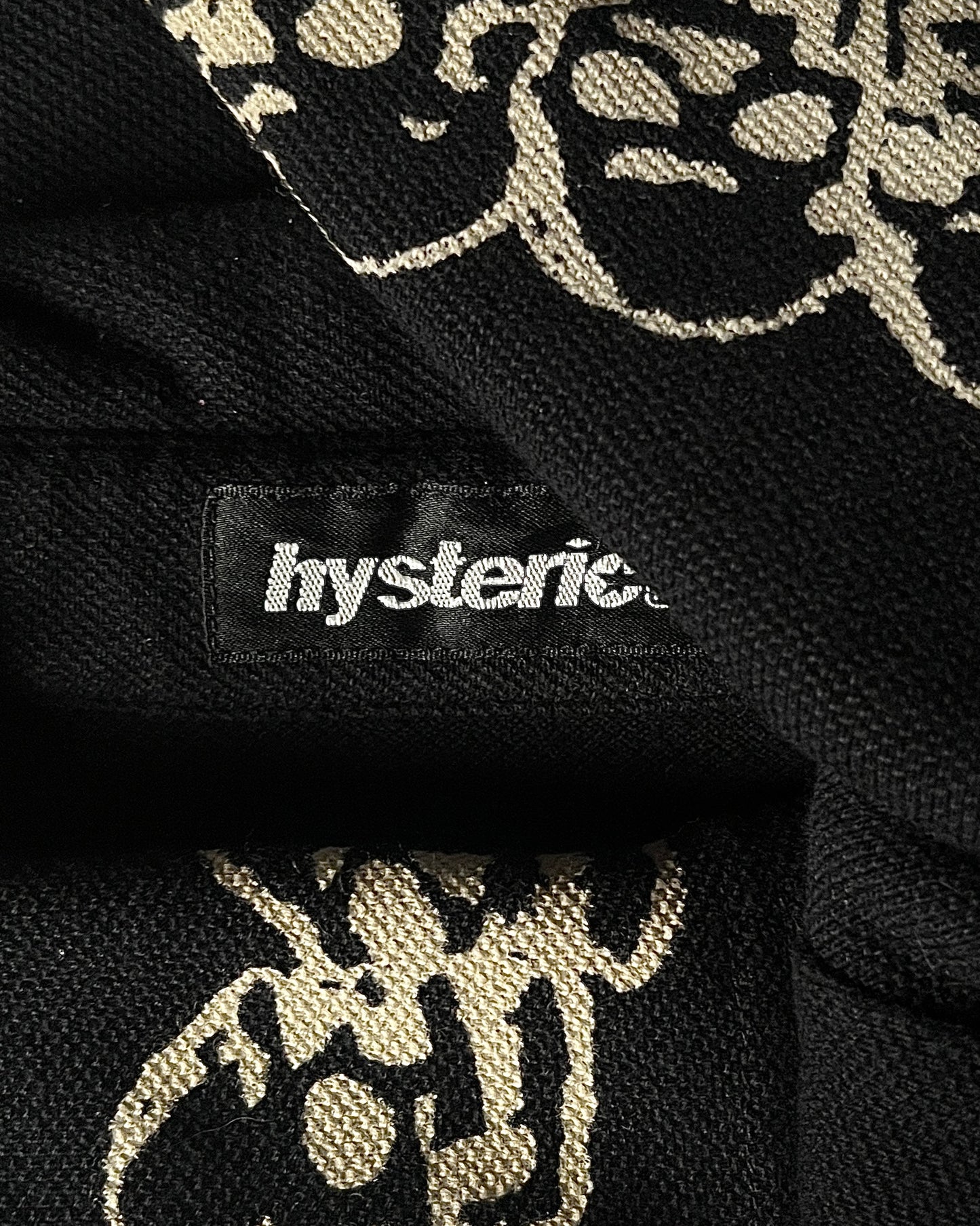 Hysteric Glamour "Hysteric" Skull Button-Up Polo