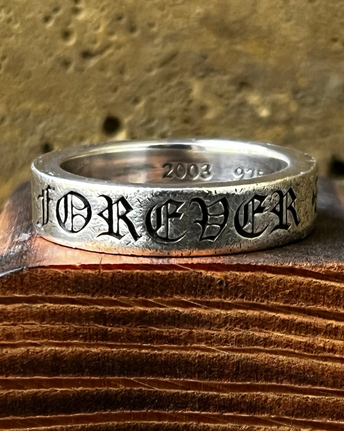 Chrome Hearts "Forever" Ring