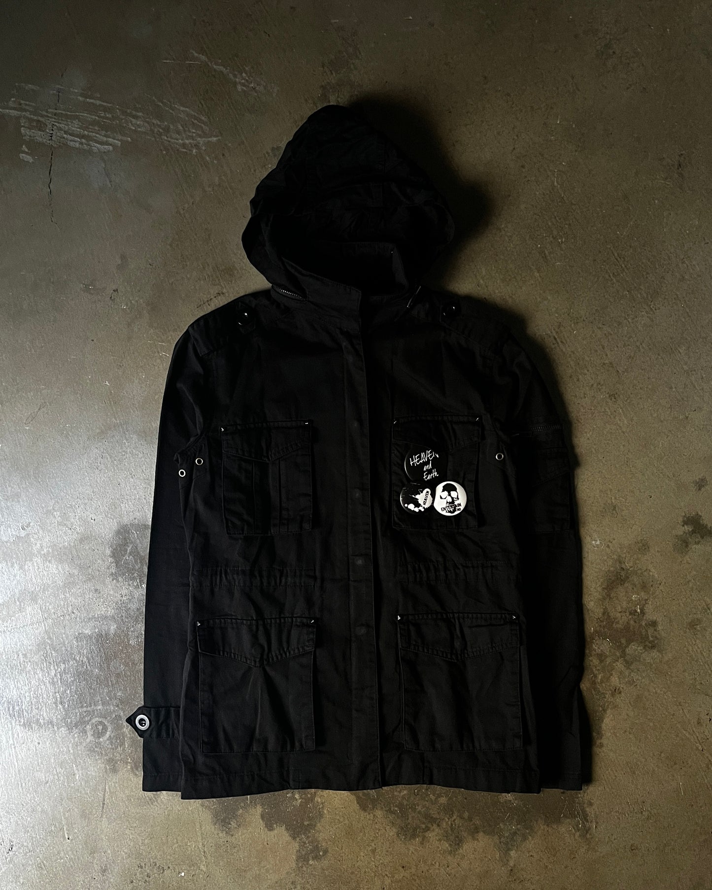 Heaven and Earth Tactical Jacket w/ Hidden Hood