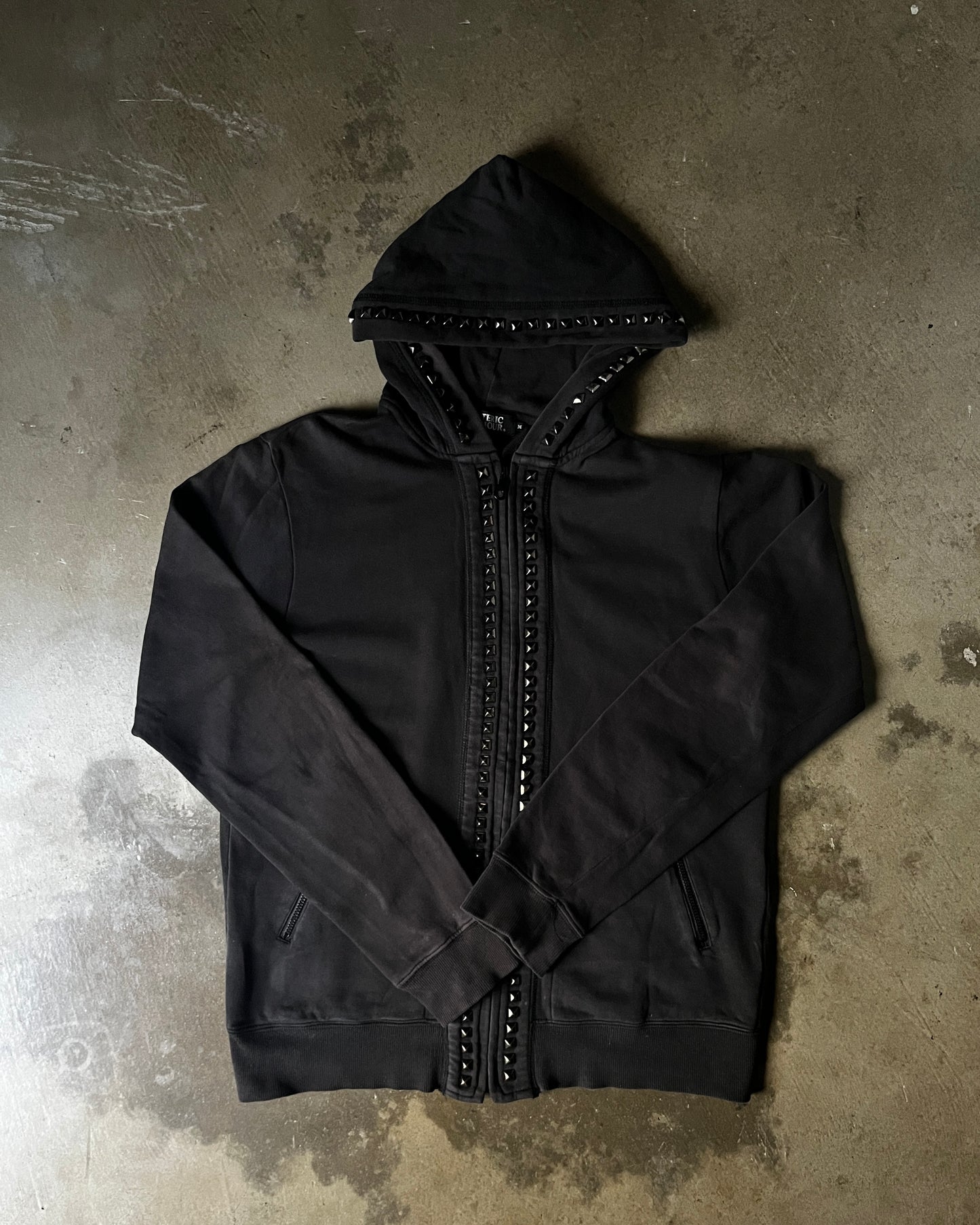 Hysteric Glamour Studded Zip-Up Hoodie