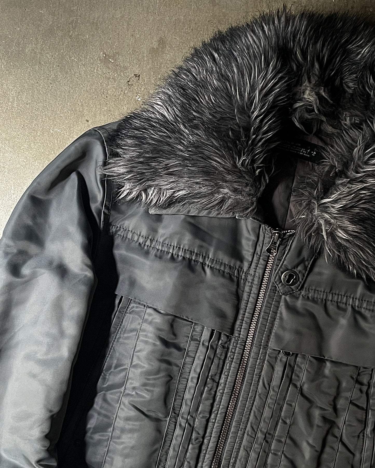 L7 Real Hip Tactical Jacket with Removable Fur