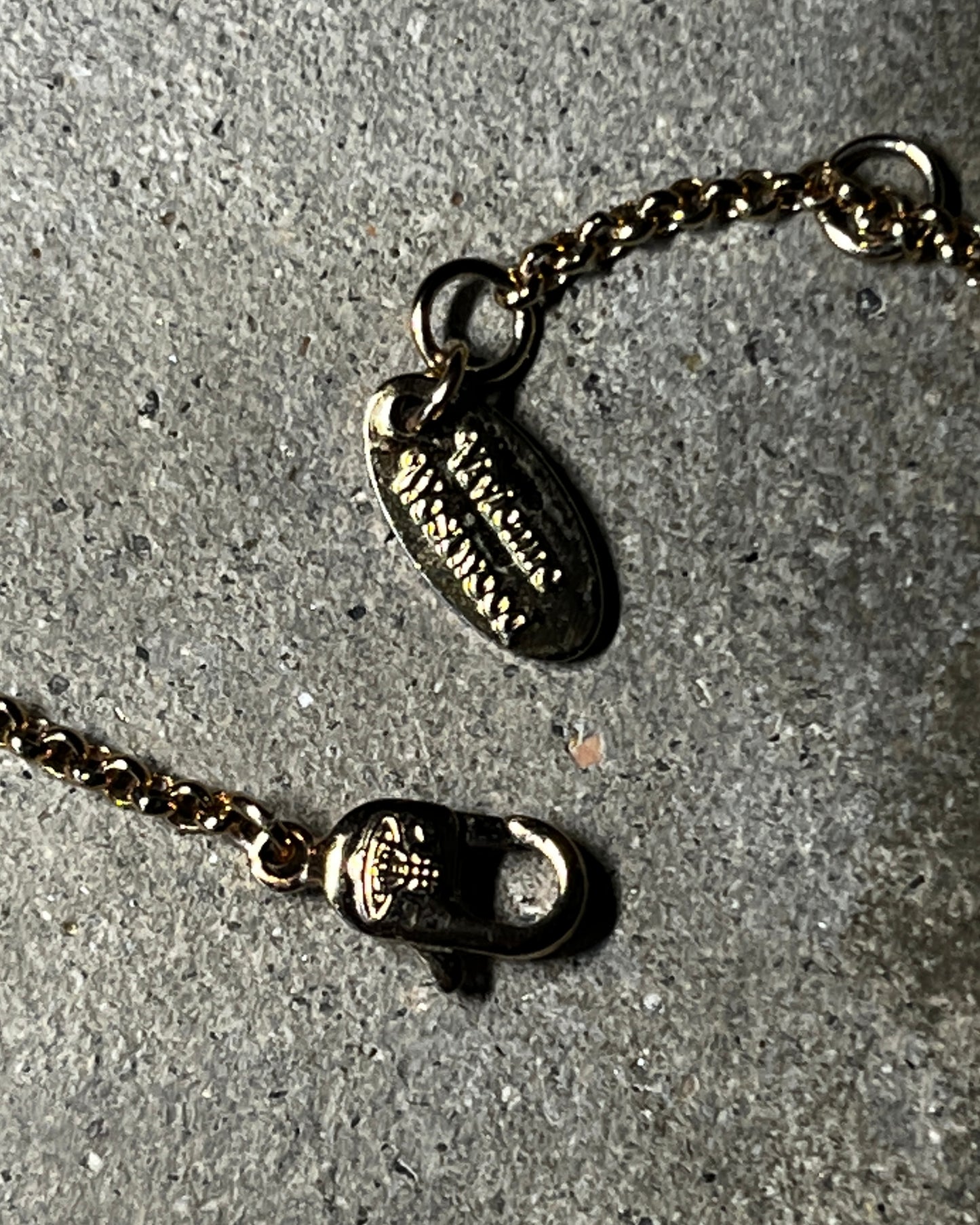 Vivienne Westwood Rose Gold Mini Orb Necklace