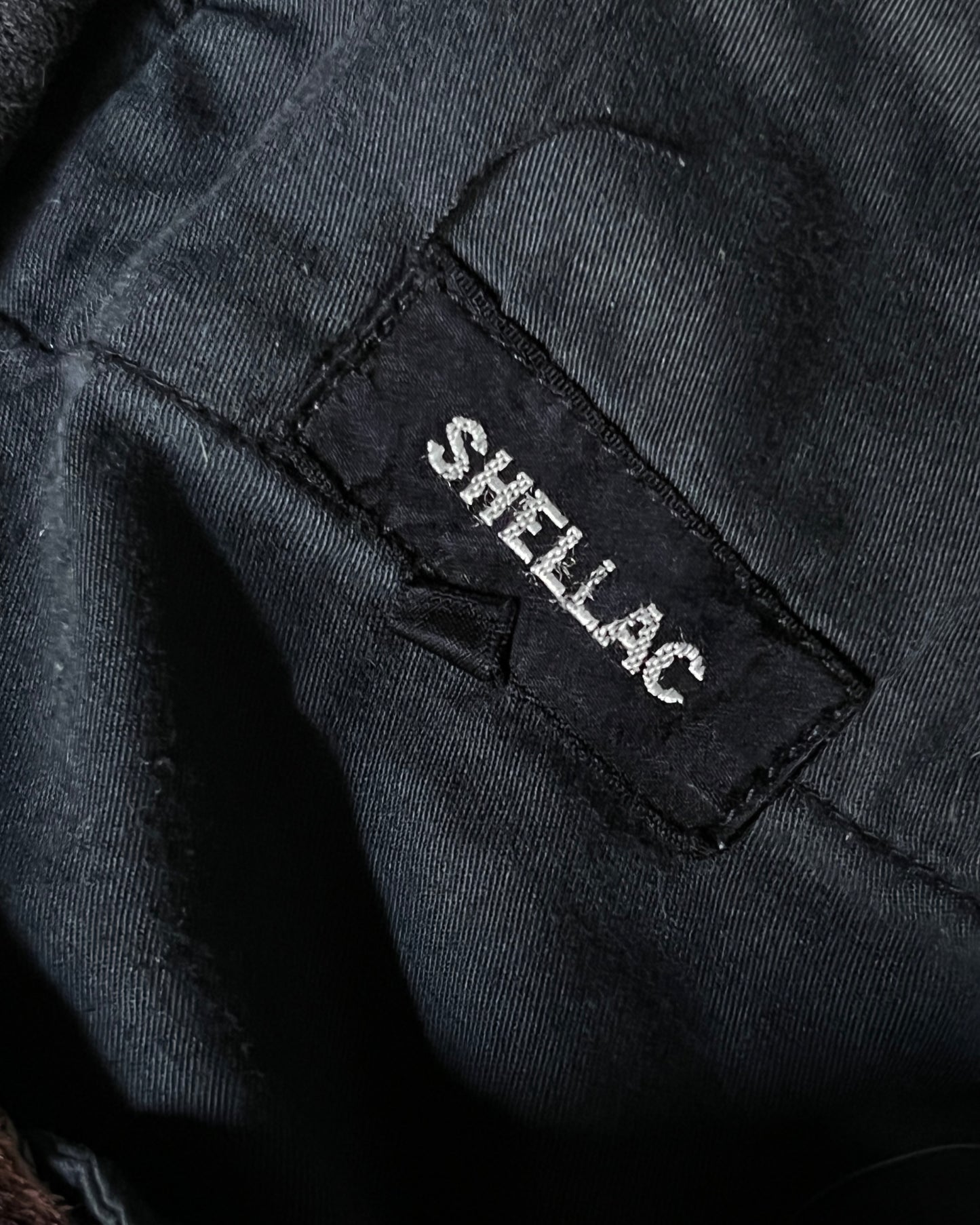 Shellac Faded & Repaired Flared Denim