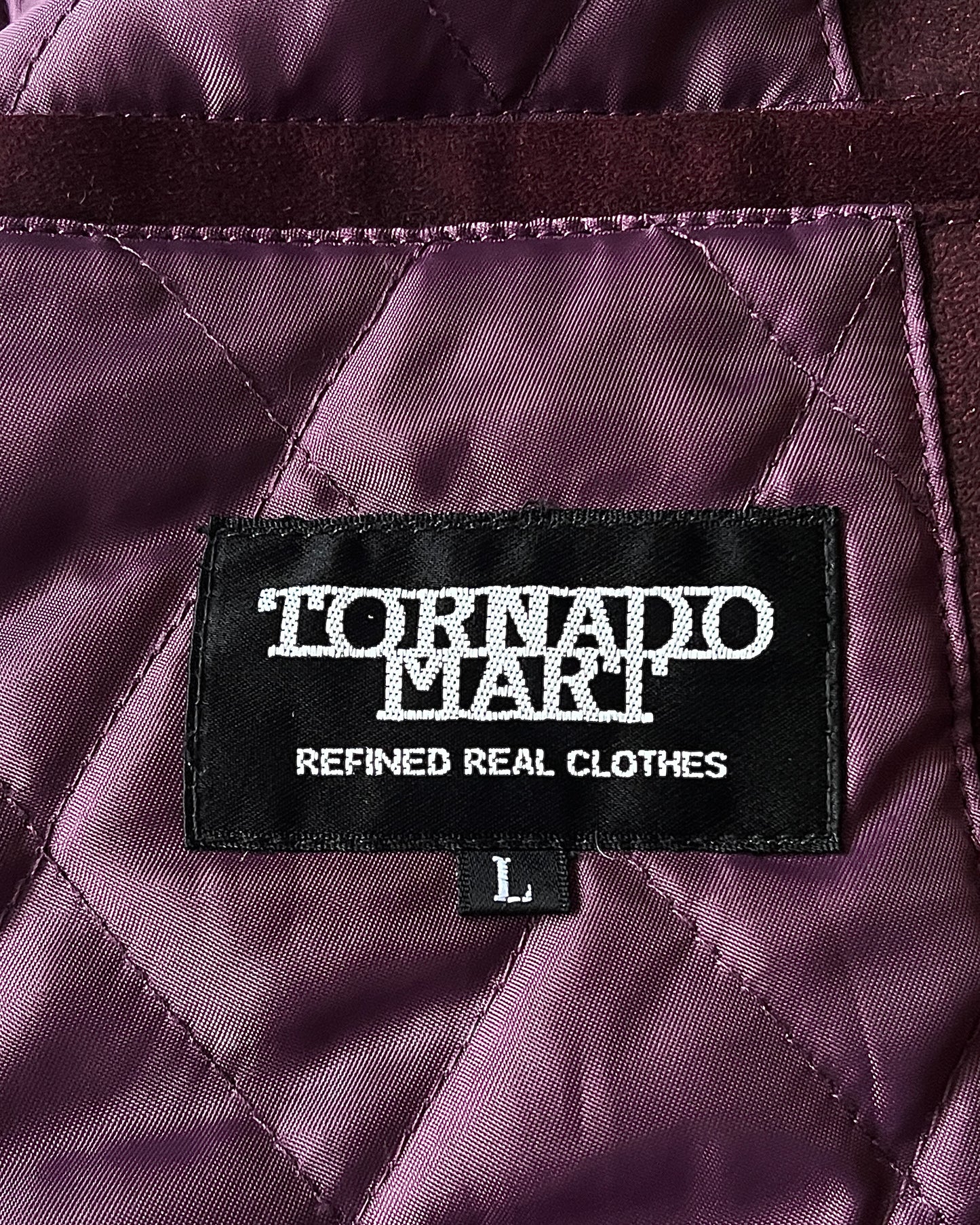 Tornado Mart Suede Jacket with Removable Fur Neck