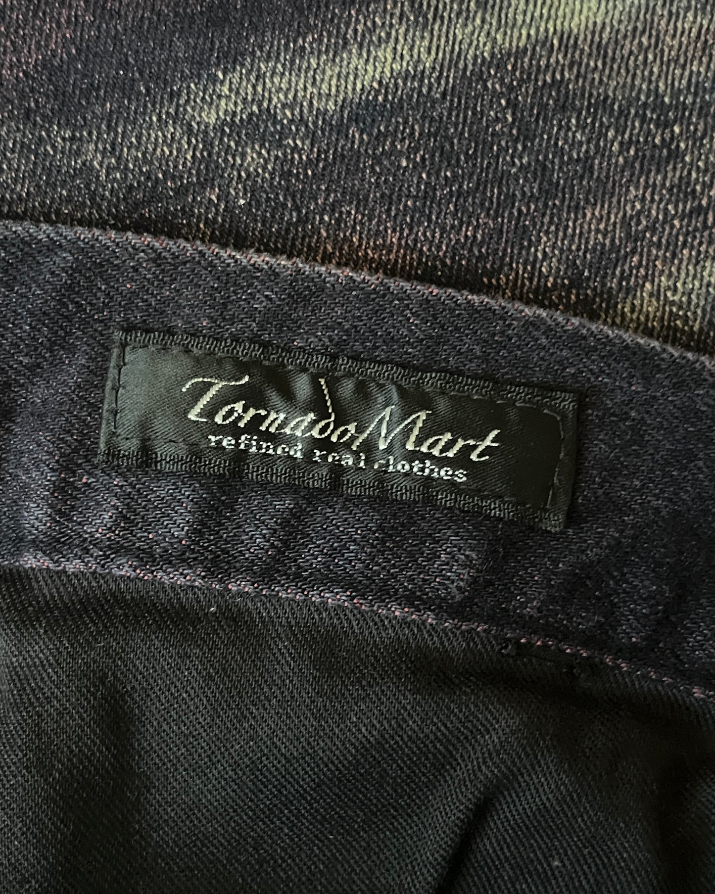 Tornado Mart Purple Fade Flared Denim